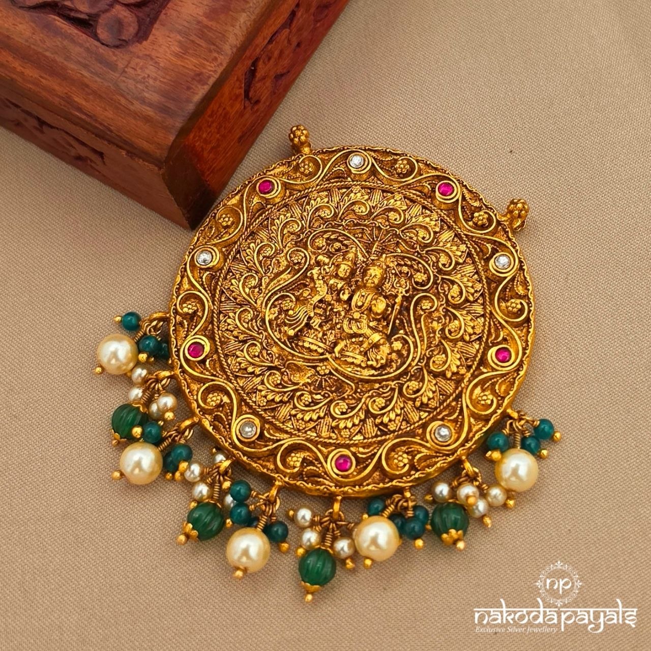 Shiva Parivar Reversible Kundan Pendant (Gp2416)
