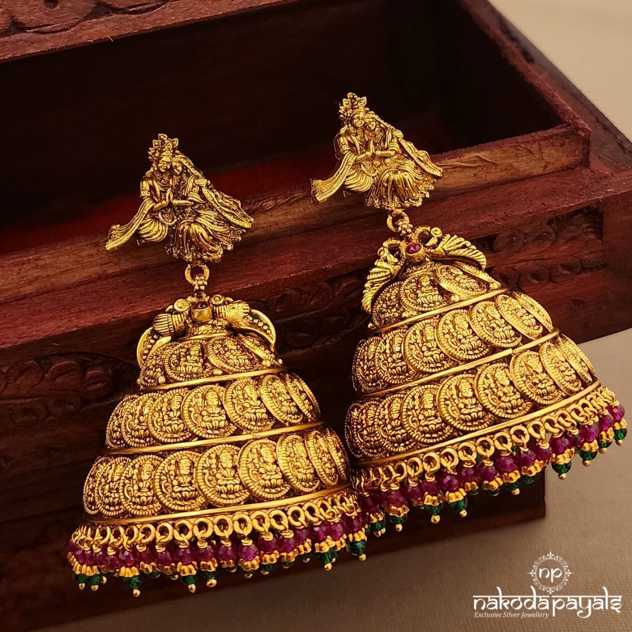 Radhakrishnan Big Jhumka (Ge10392)