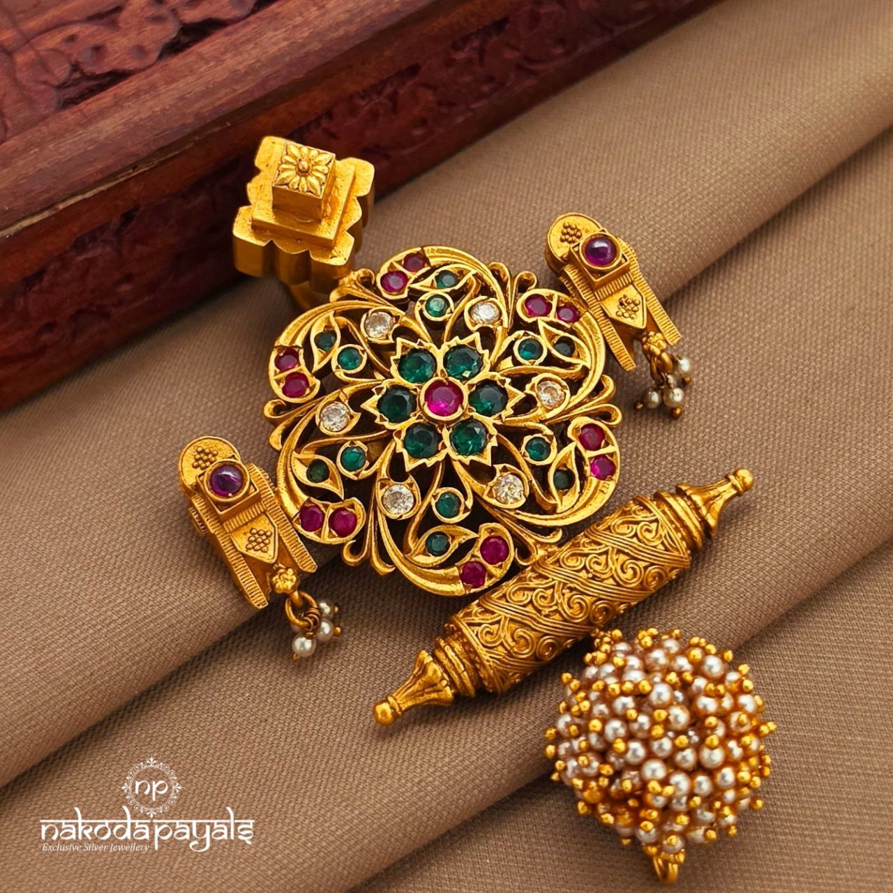 Multicolor Pearled Pendant (Gp2179)