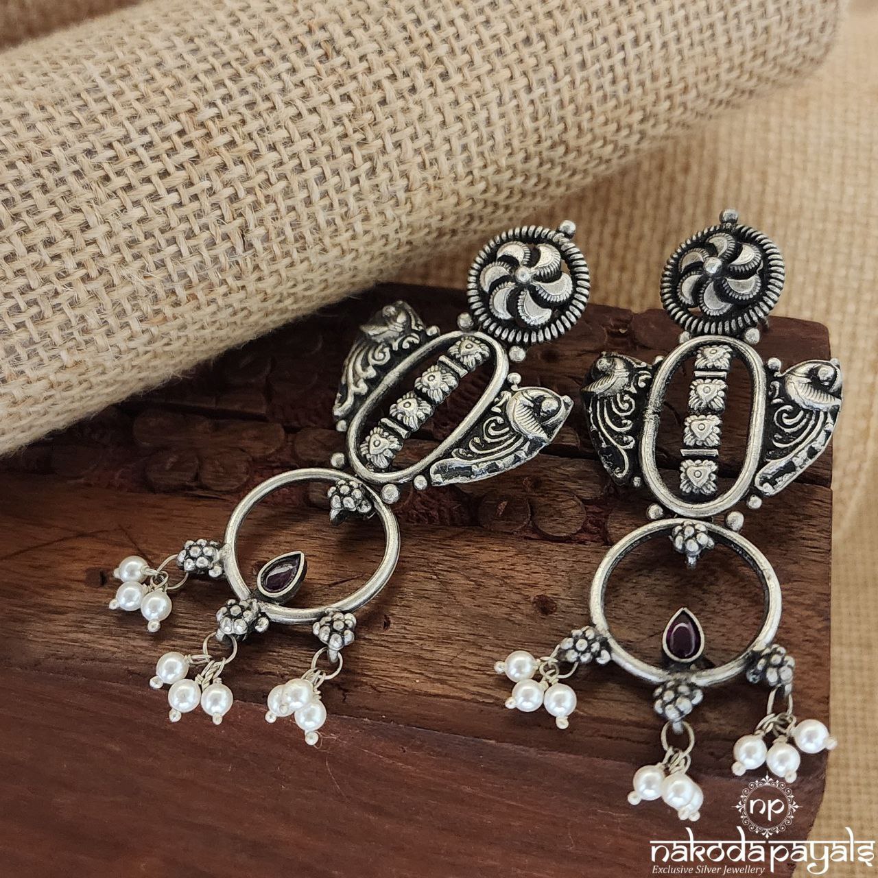 Tribal Floral Earrings (C2006)
