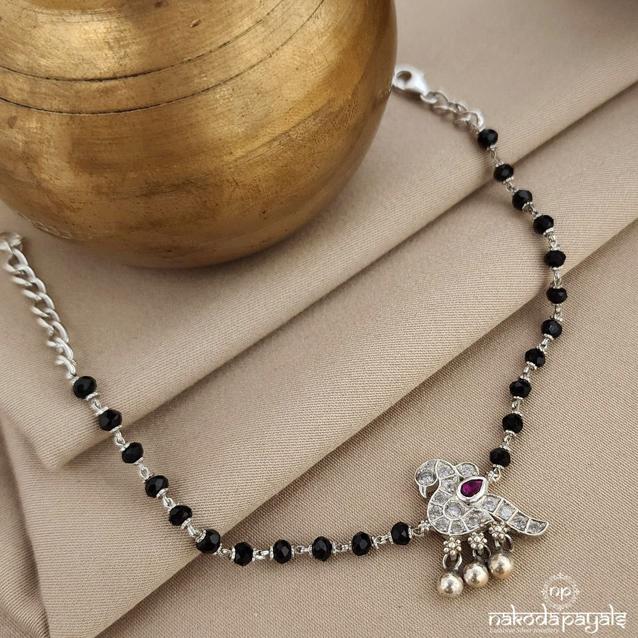 Ball Drop Peacock Bracelet (Br1666)