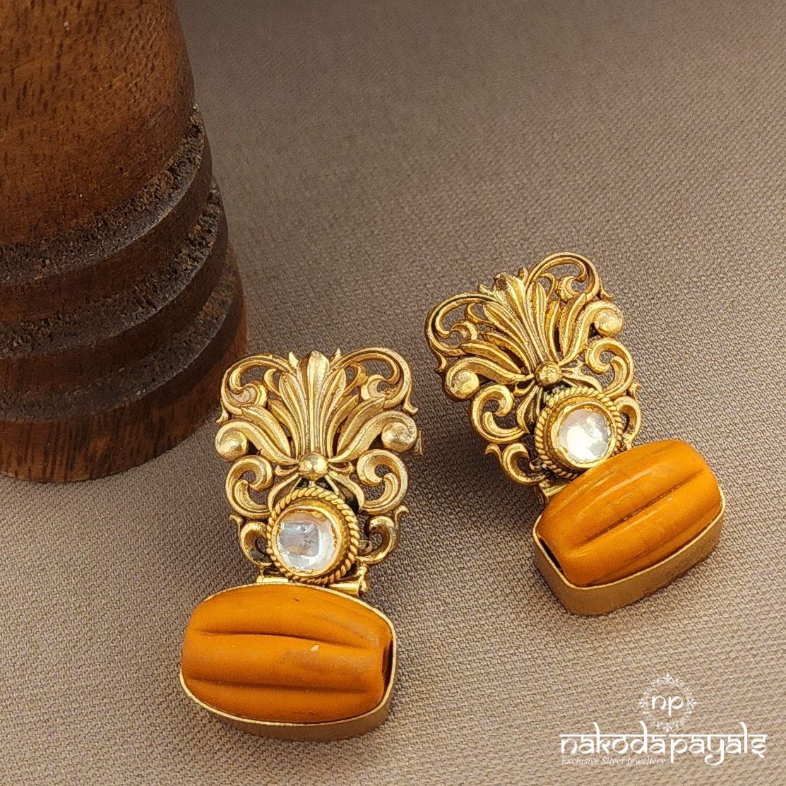 Sunset Coral Earrings (Ge10047)