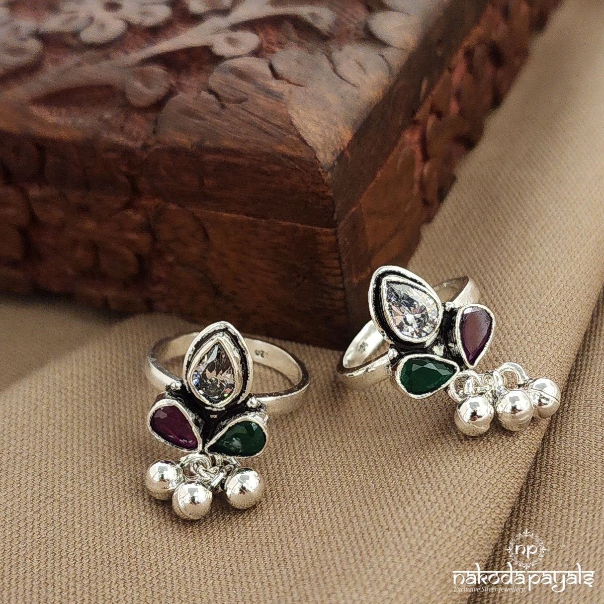 MultiColor Bll Drop Toerings (T4768)