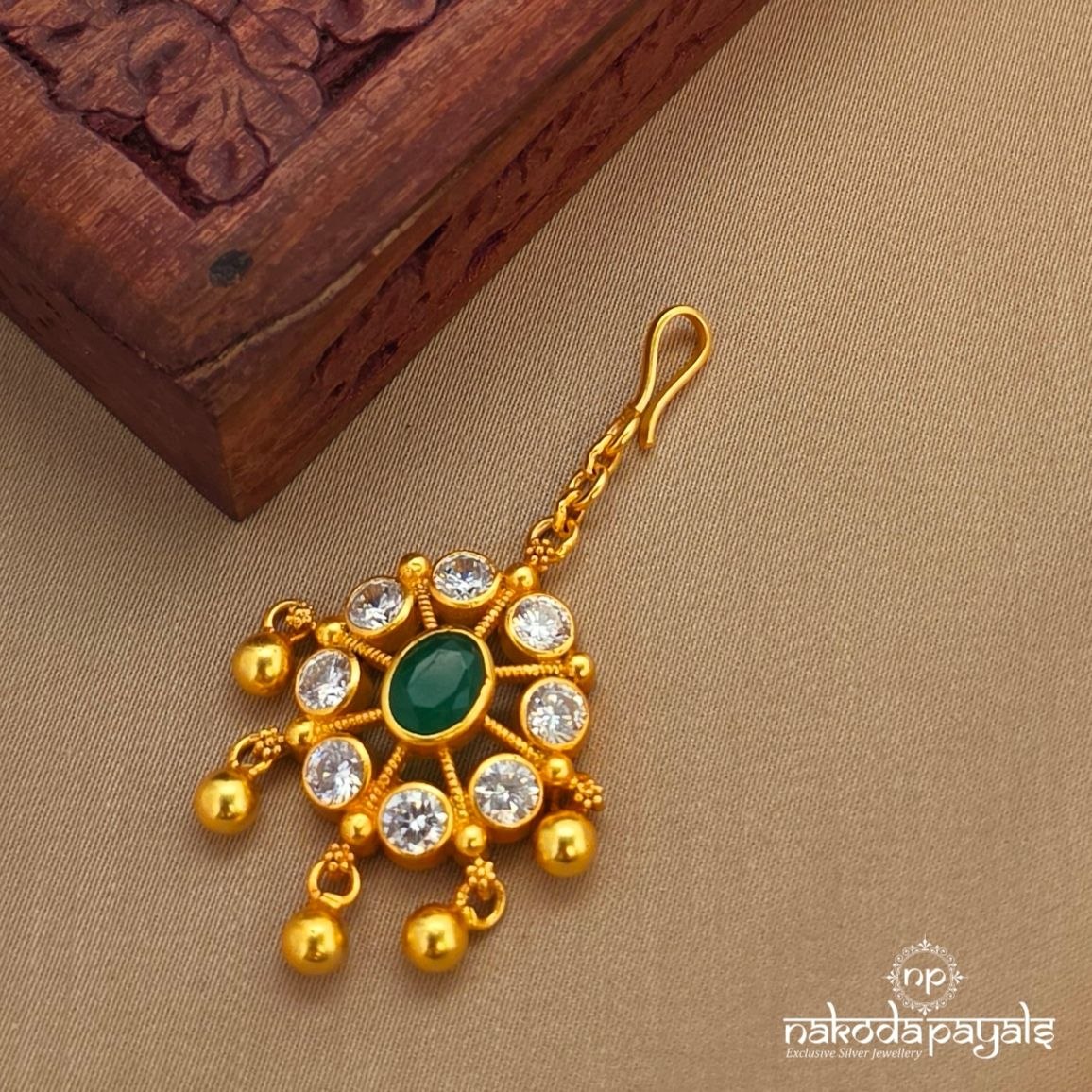 Green Maang Tikka (Gm1162)