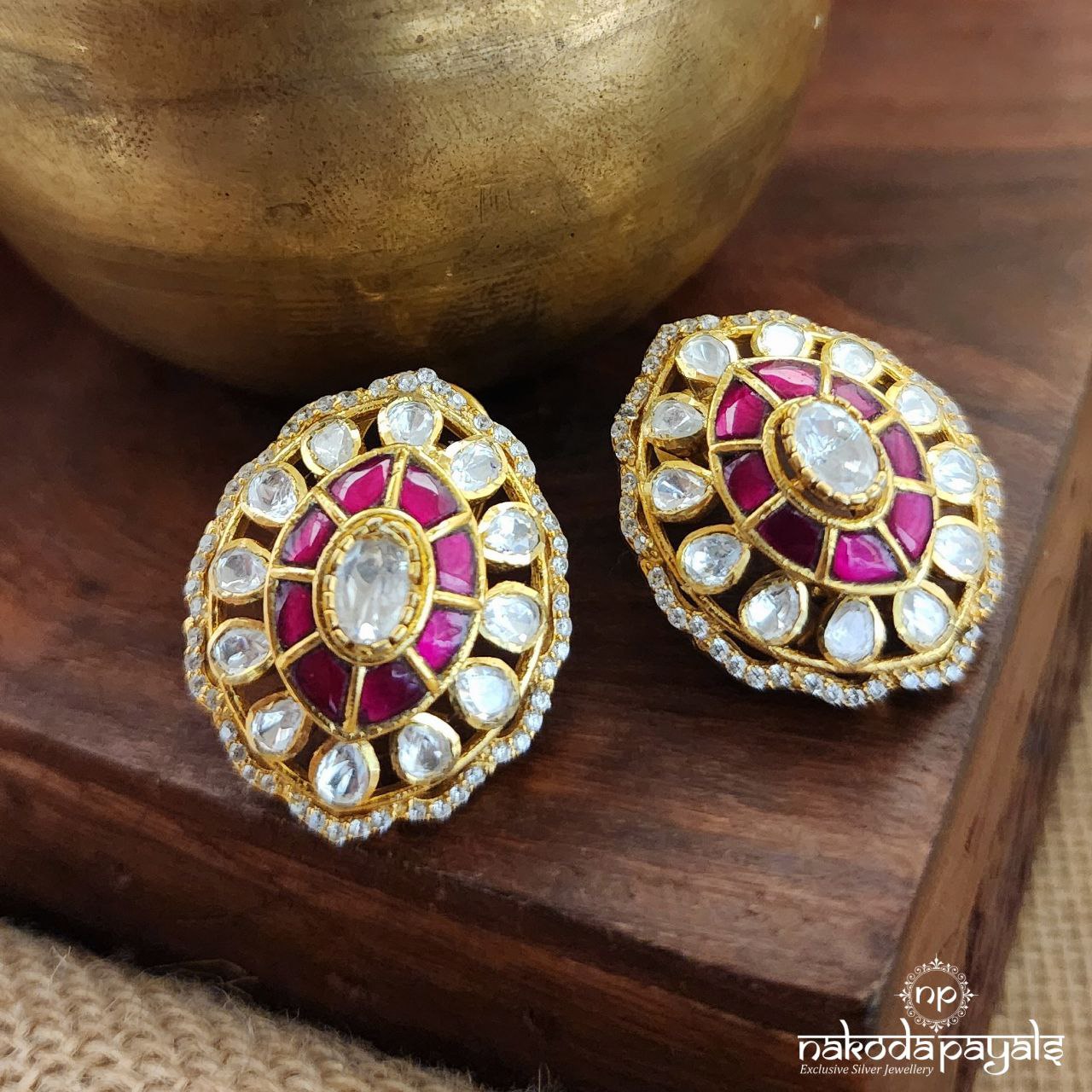 Graceful Moissanite Studs (Ge8439)