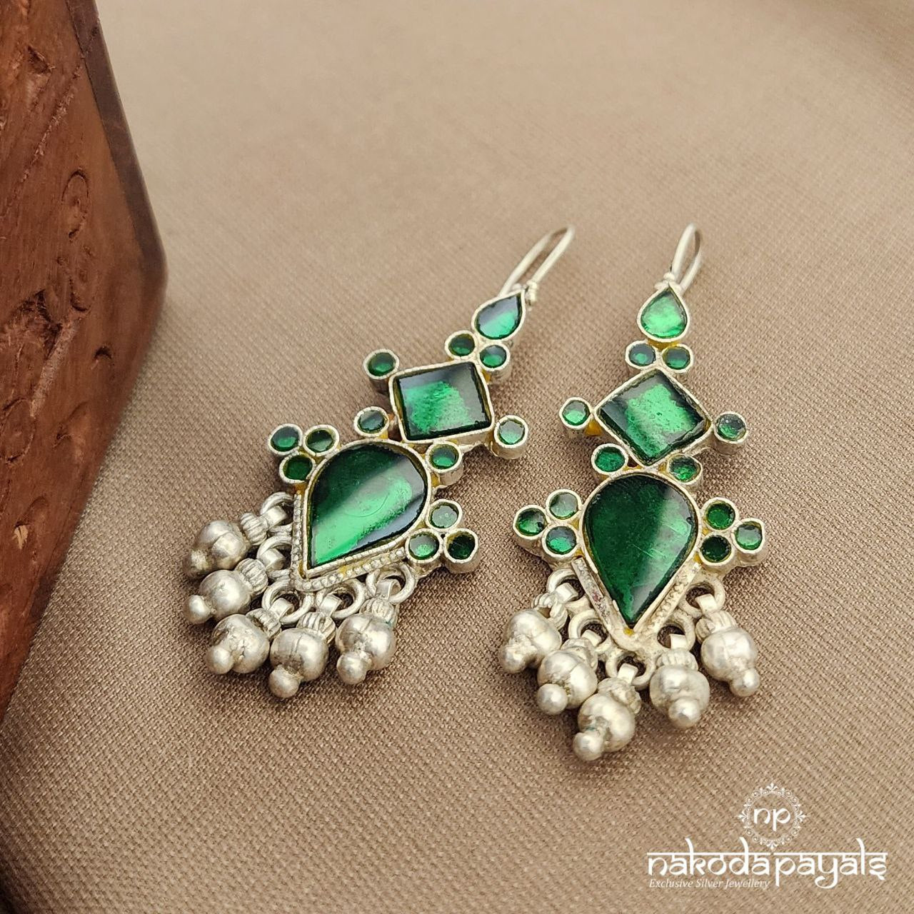 Green Glass Hangings (H2230)