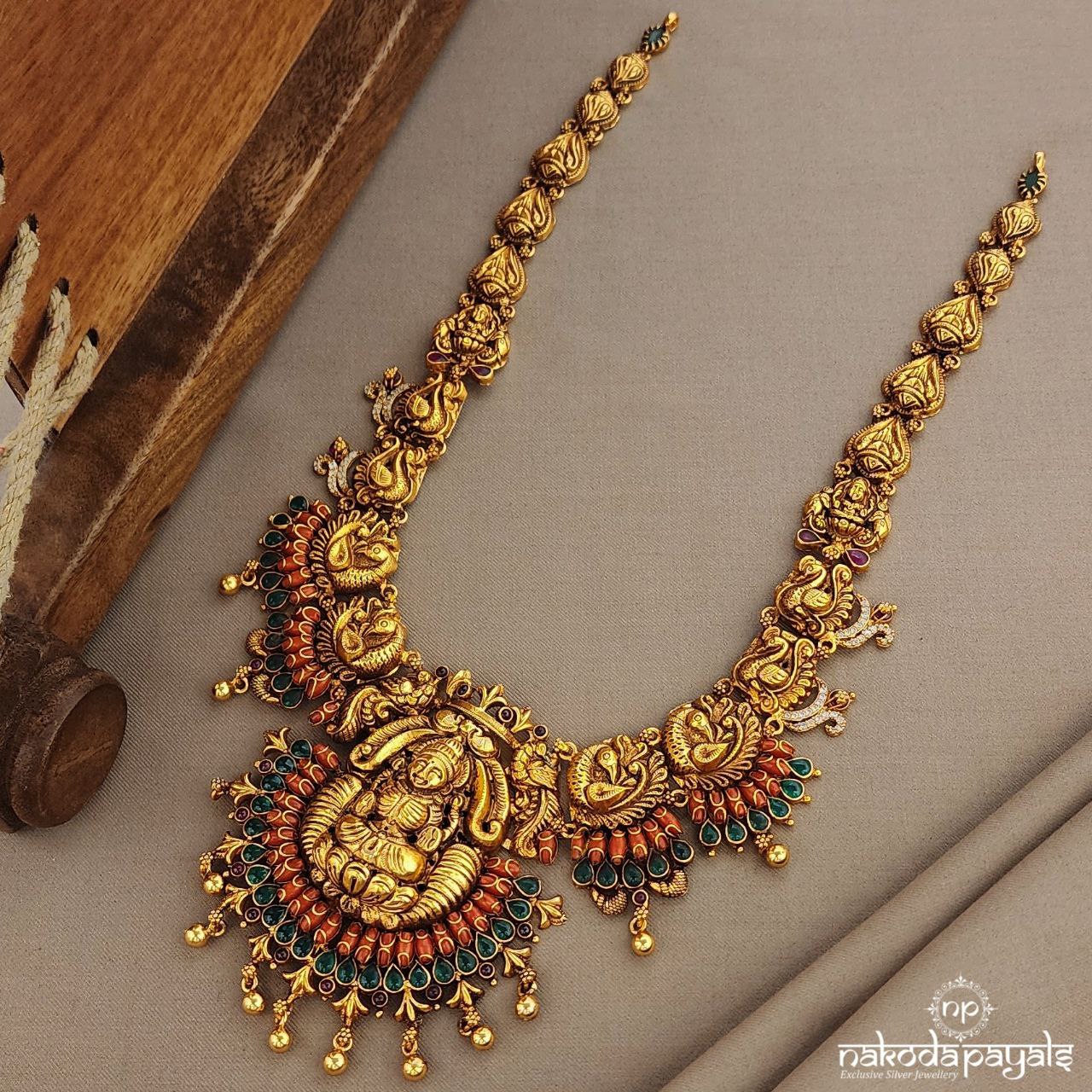 Maha Lakshmi Coral Neckpiece (Gn9334)