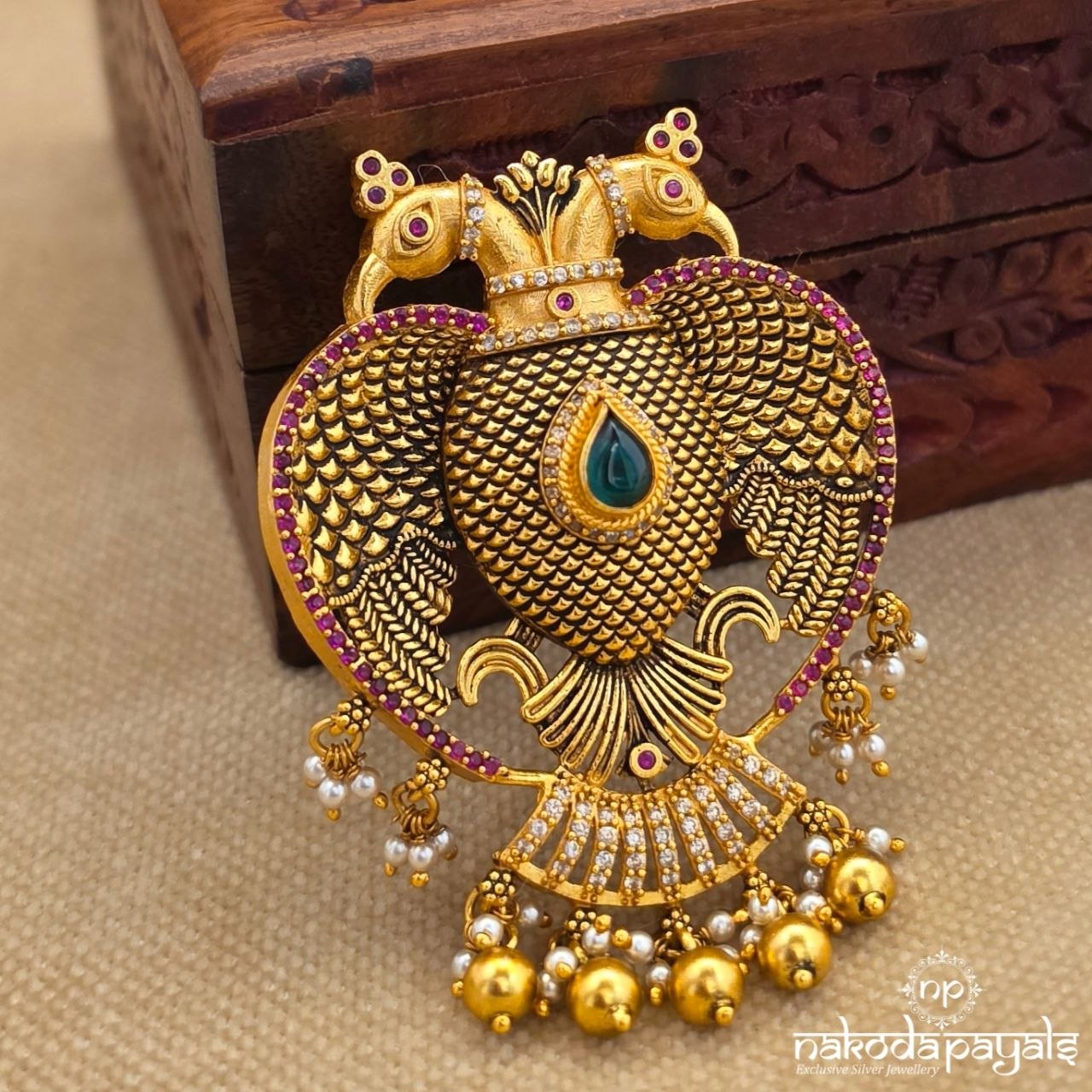 Gorgeous Gandaberunda Pendant (Gp2525)