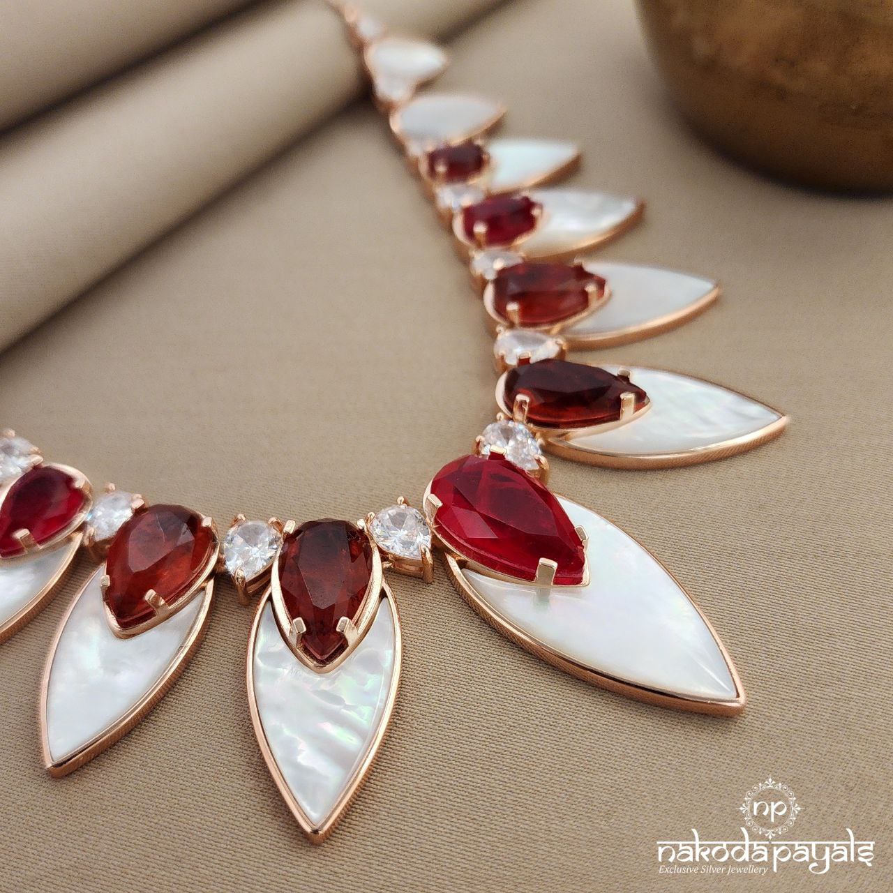 Ruby MOP Neckpiece (St3446)