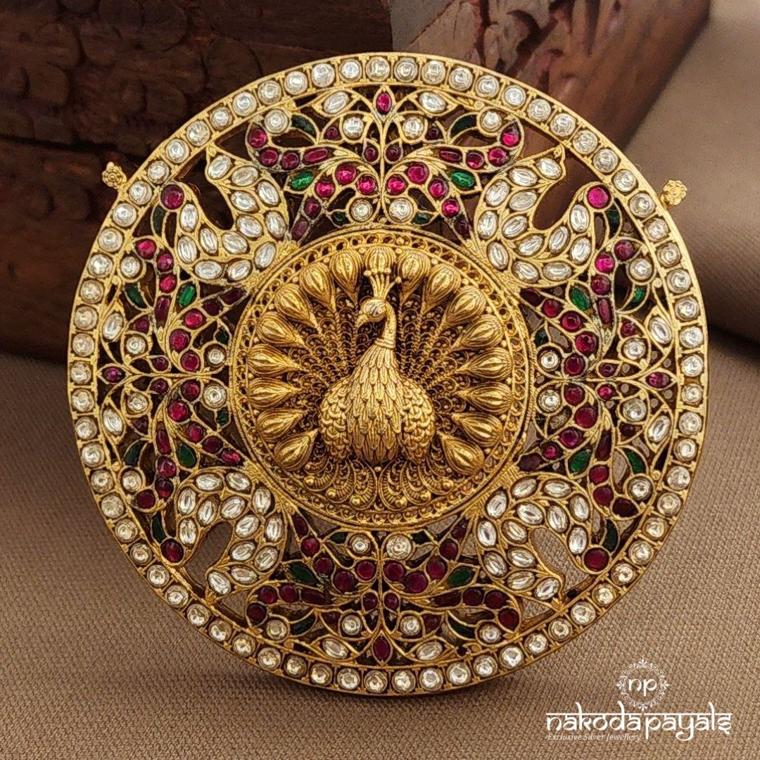 Peacock Kundan Pendant (Gp2148)