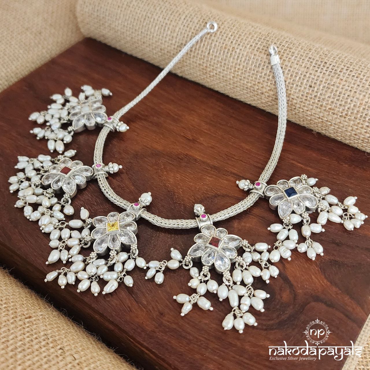 MultiColor Guttapusalu Neckpiece (N10208)