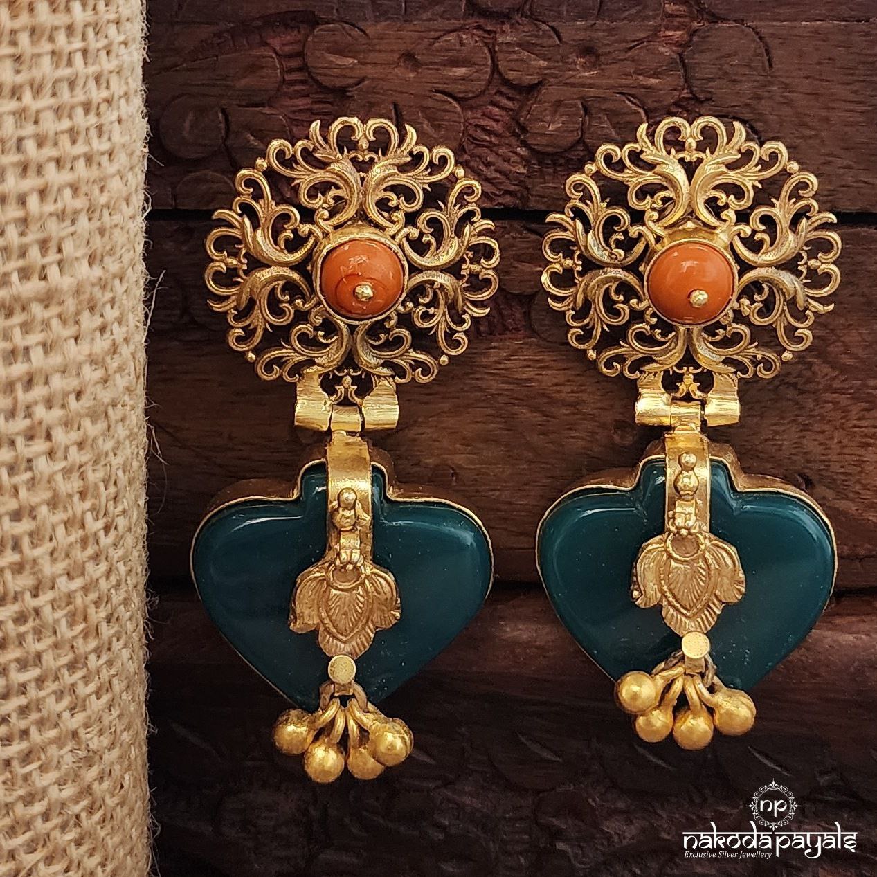 Sweetheart Coral Earrings (Ge9775)