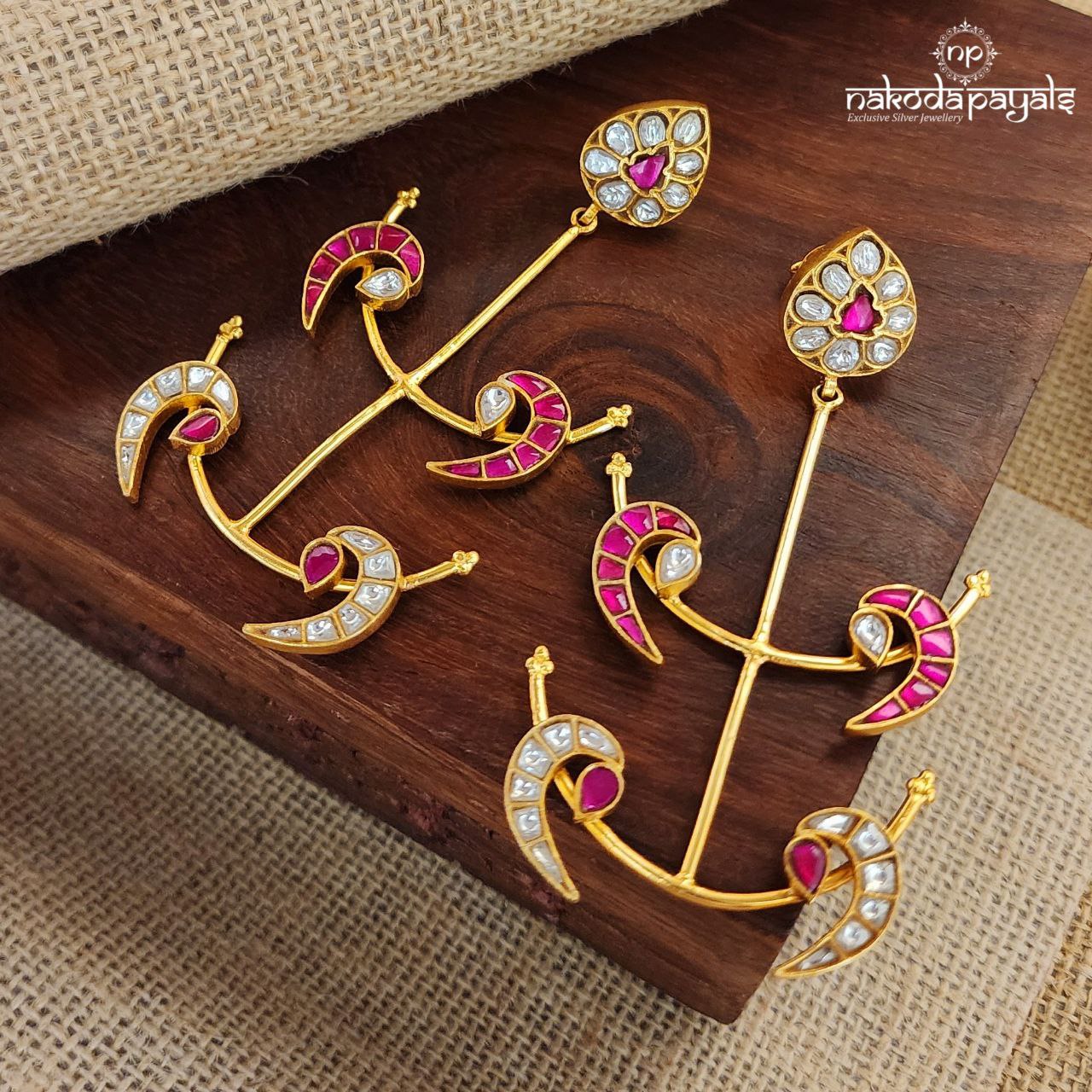 Elegant Kundan Earrings (Ge8389)