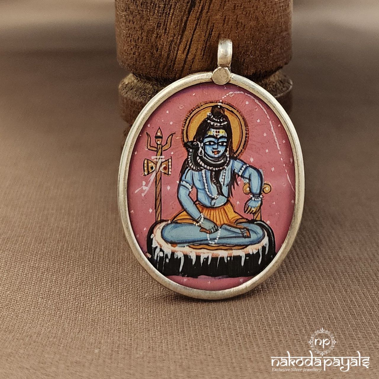 Shivan Painted Pendant (P2490)