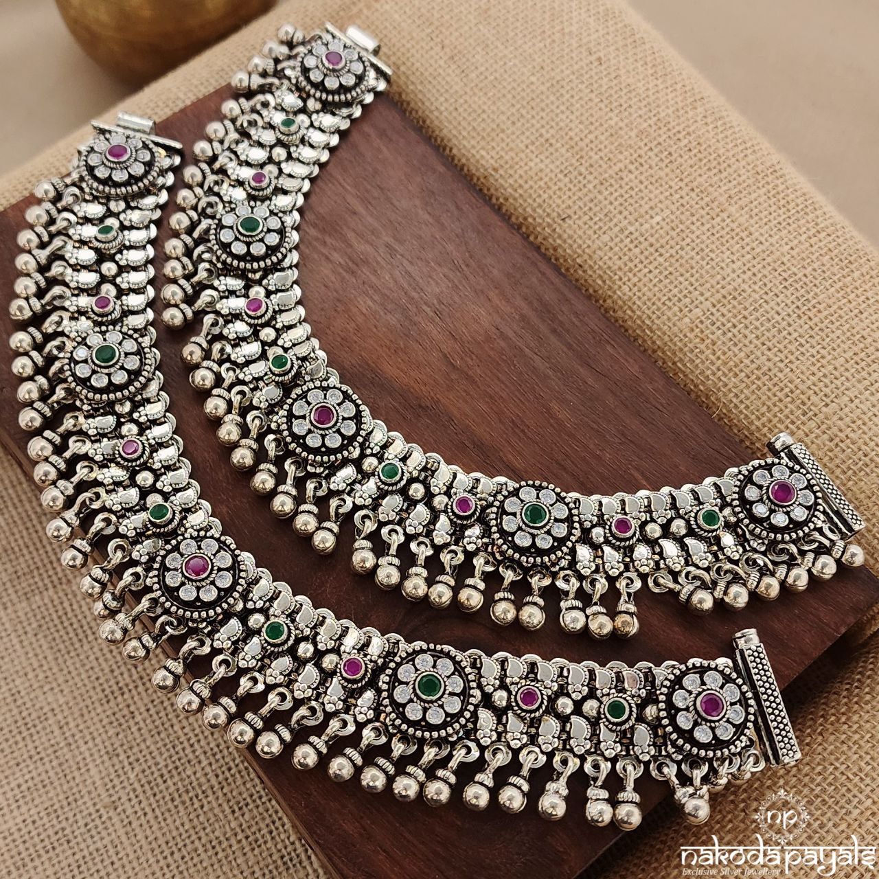 Traditional Multicolor Anklets (A6184)