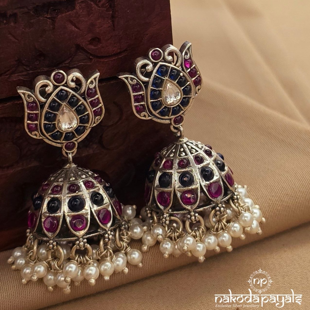 Lotus Drops Jhumka (J1649)