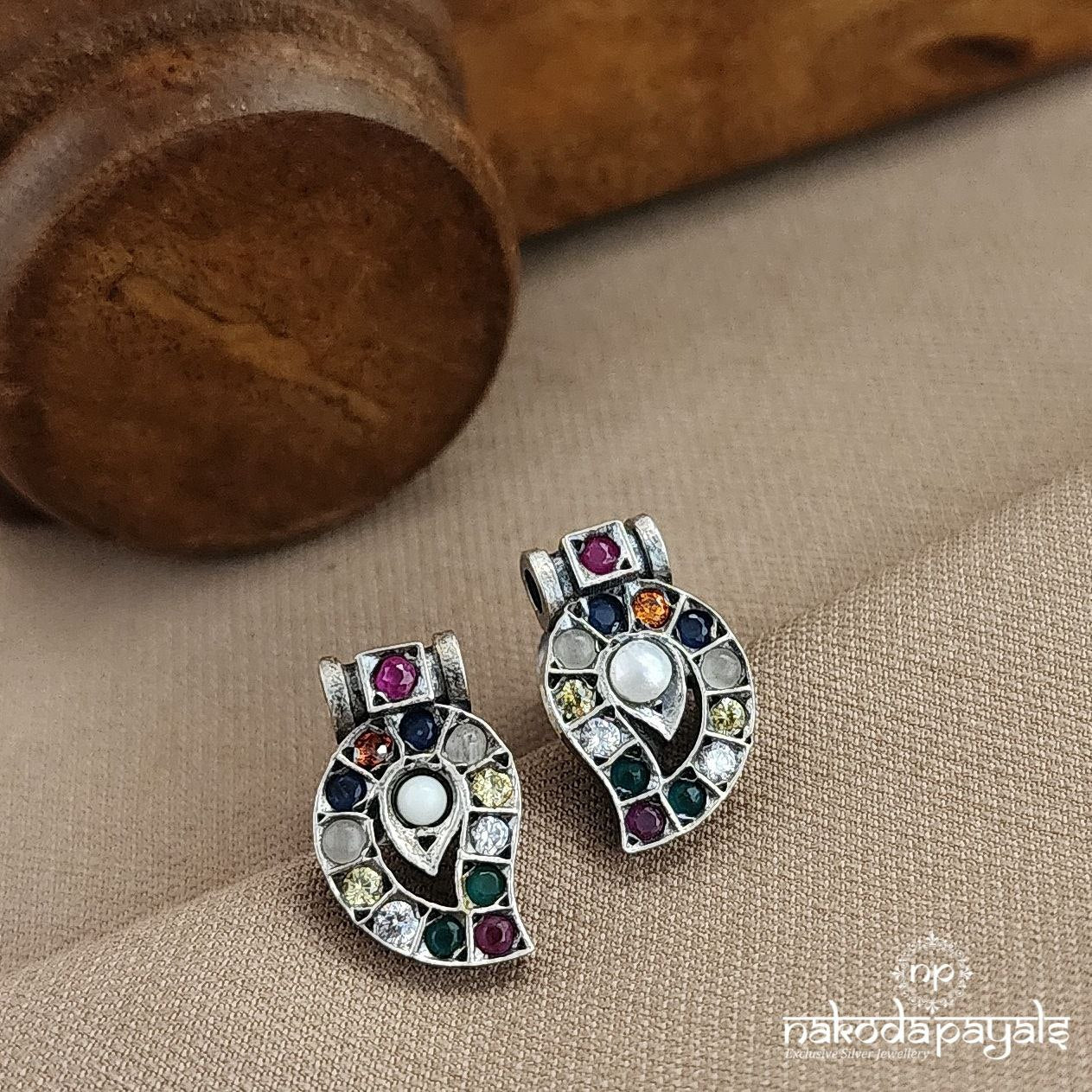 Navarathna Mango Studs (S3625a)