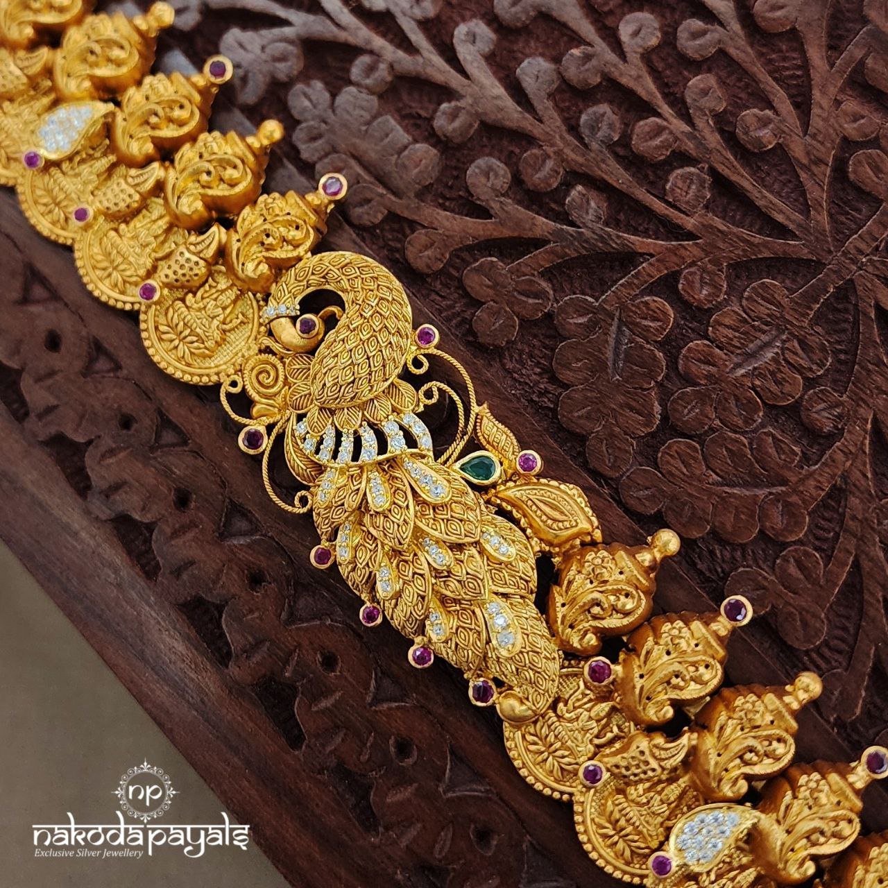 CZ Lakshmi Kasu Neckpiece (Gn9164)