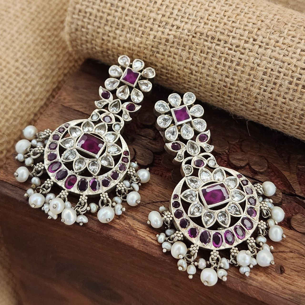 Pretty Ruby Earrings (C8175)