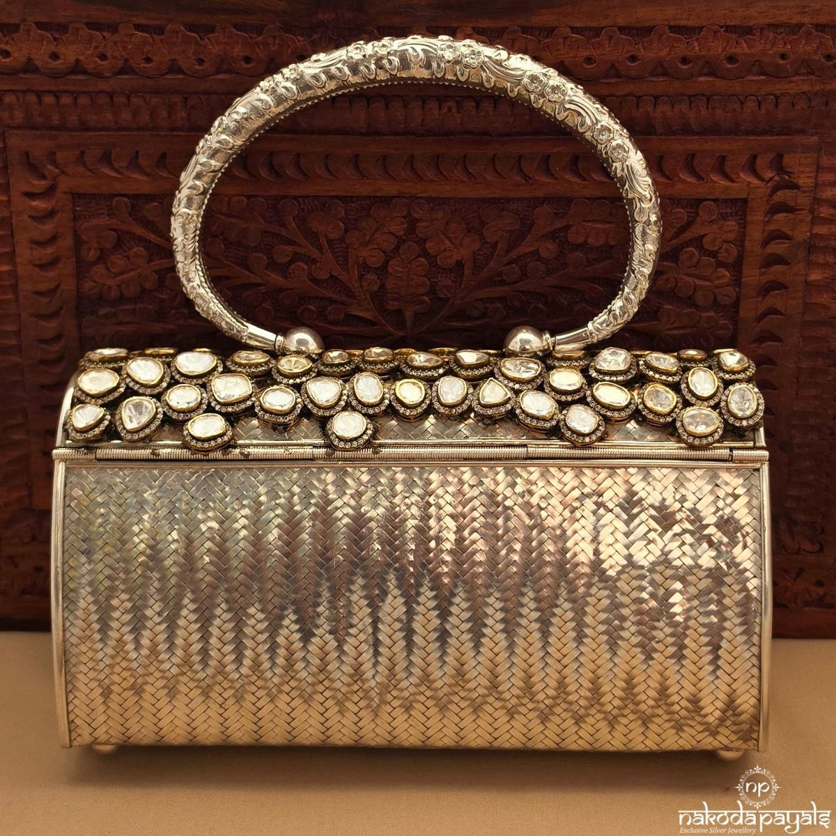 Dazzling Moissanite Purse (Esa346)