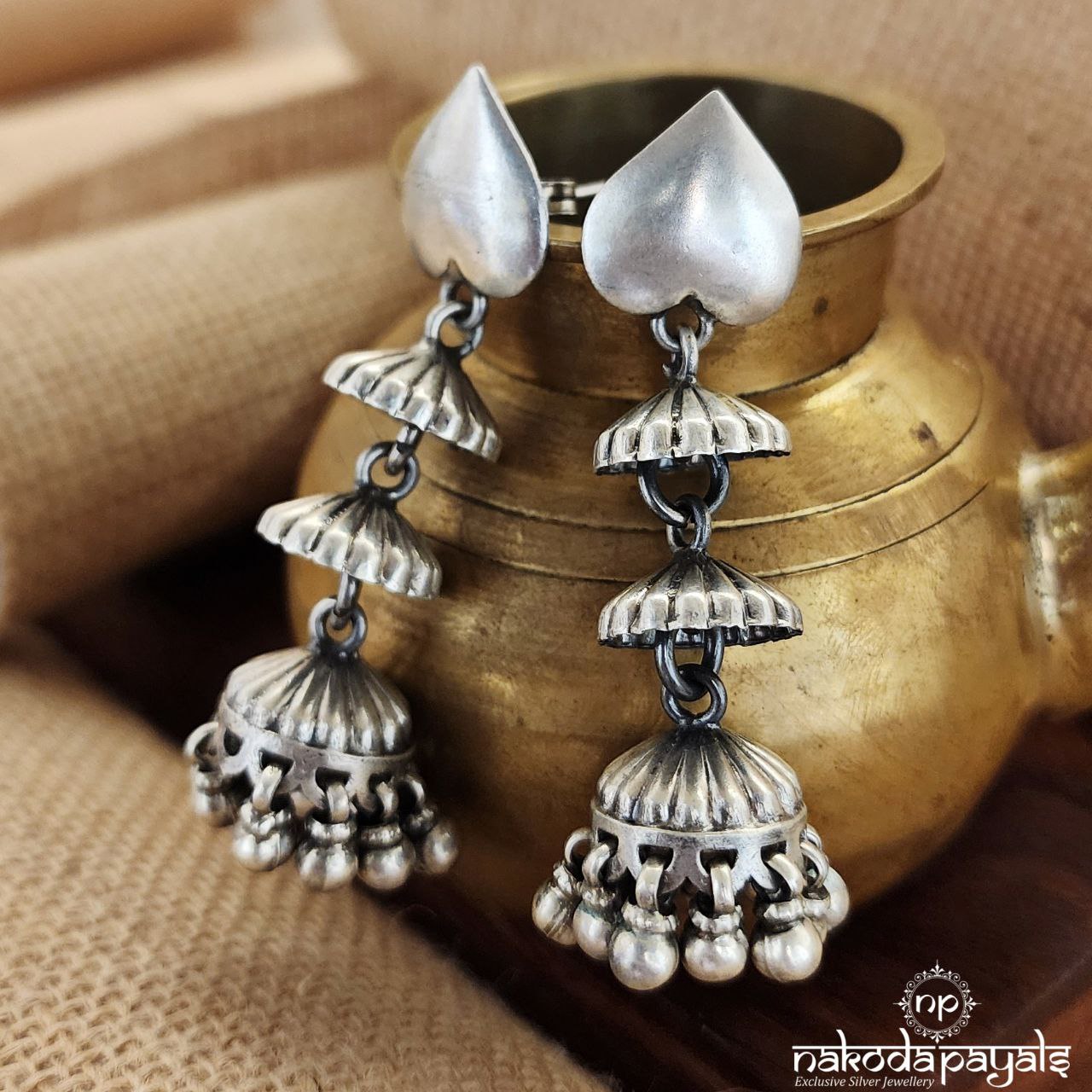 Trioglow Jhumka (J8091)