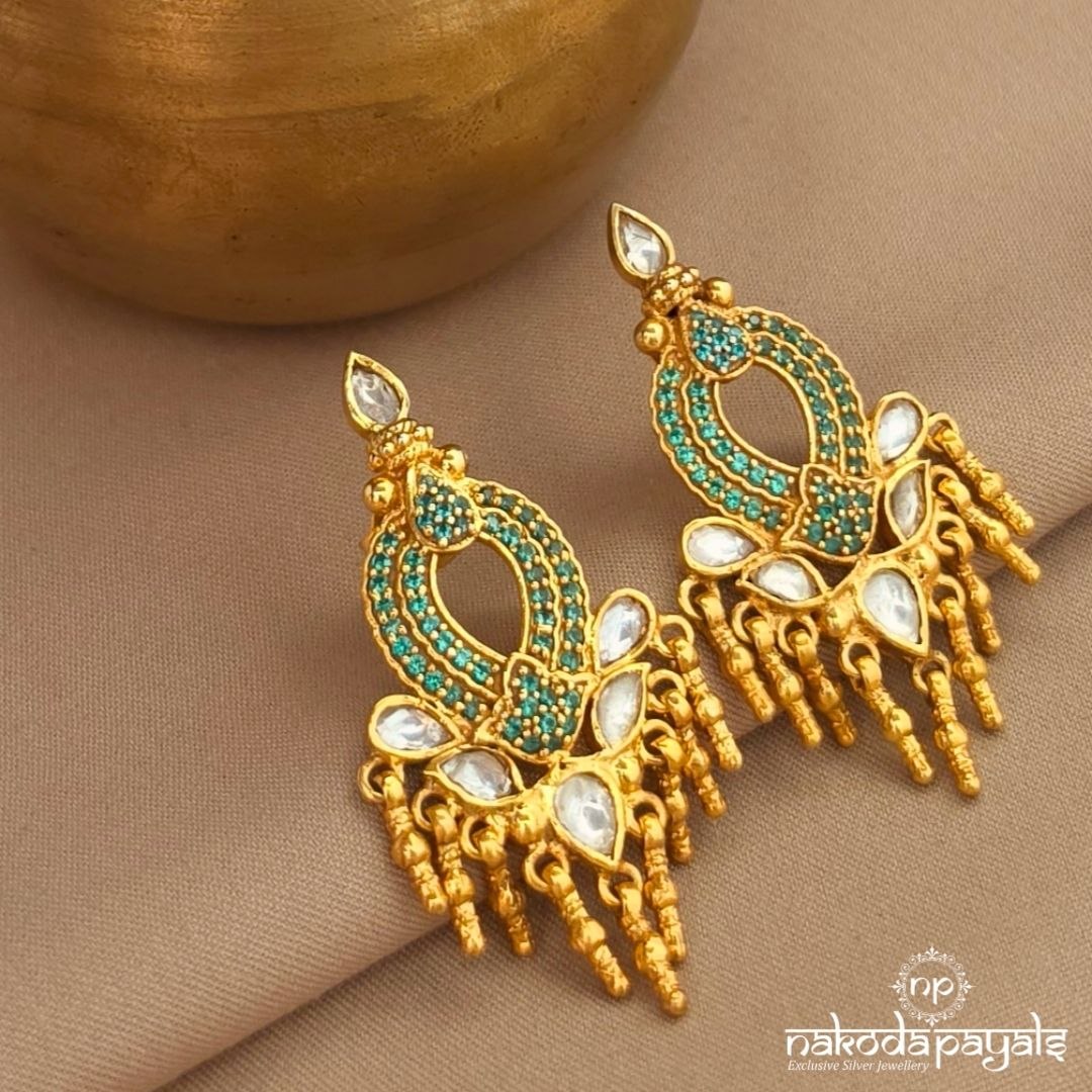 Exclusive Green Drop Studs (Ge11304)
