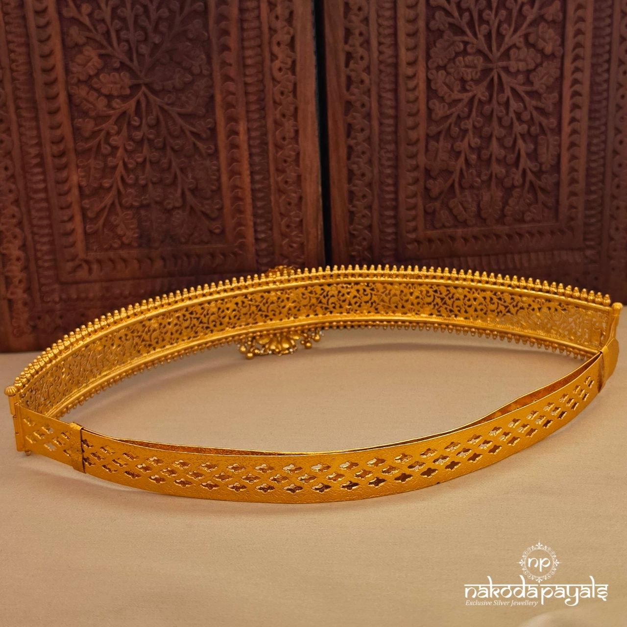 Twin Peacock Kundan Waistbelt (D0254)