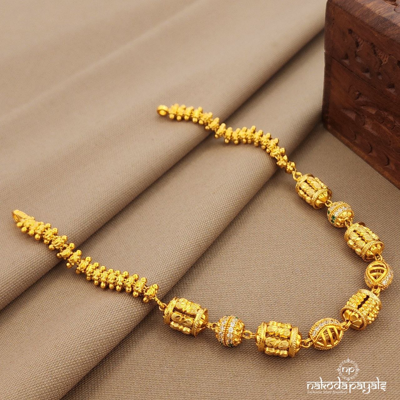 Ball Linked Neckpiece (Gn9654)