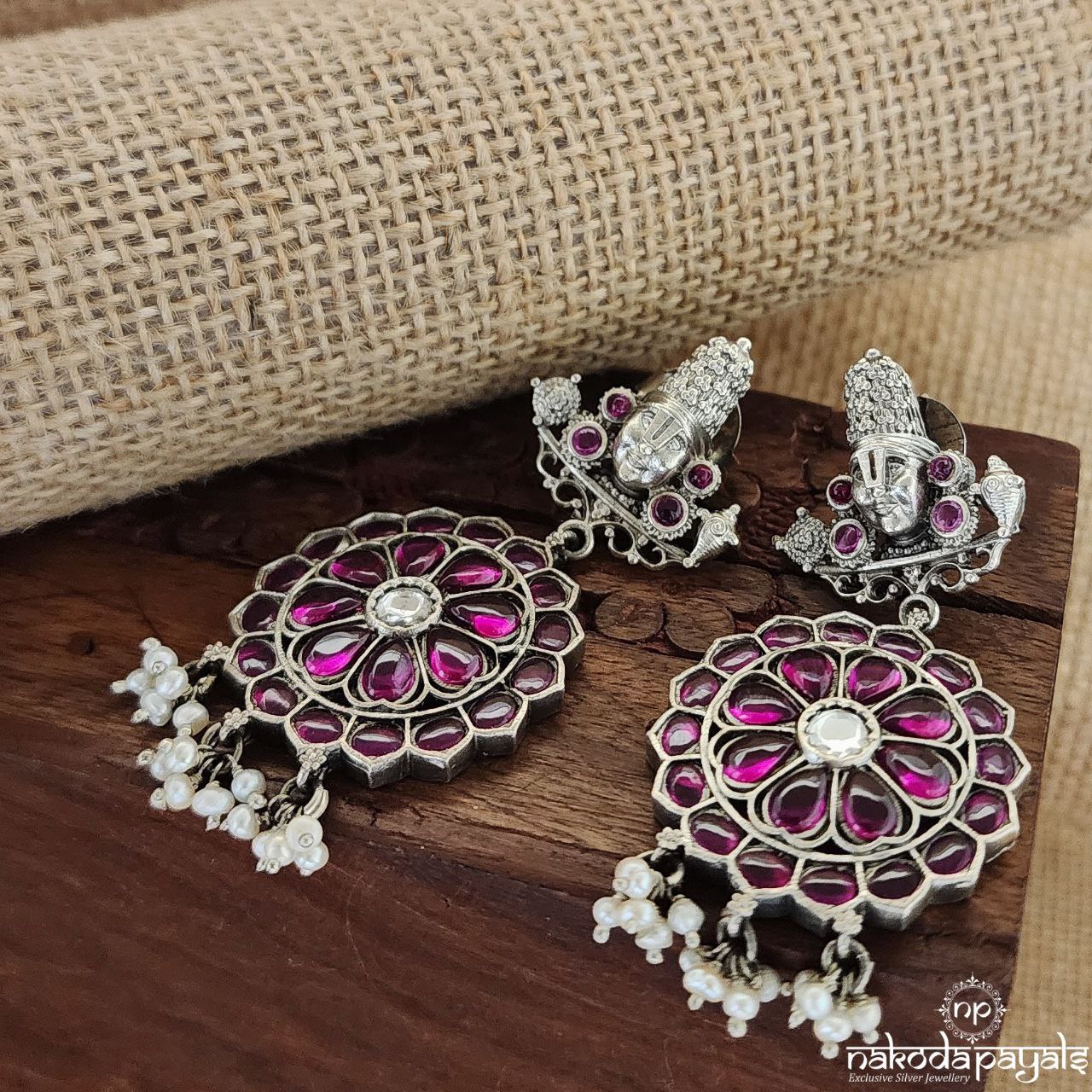 Vishnu Pink Earrings (C1998)