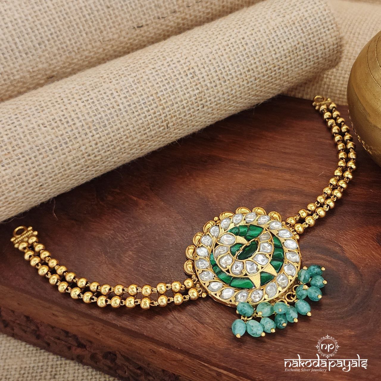 Mayur Green Drop Neckpiece (Gn8115)