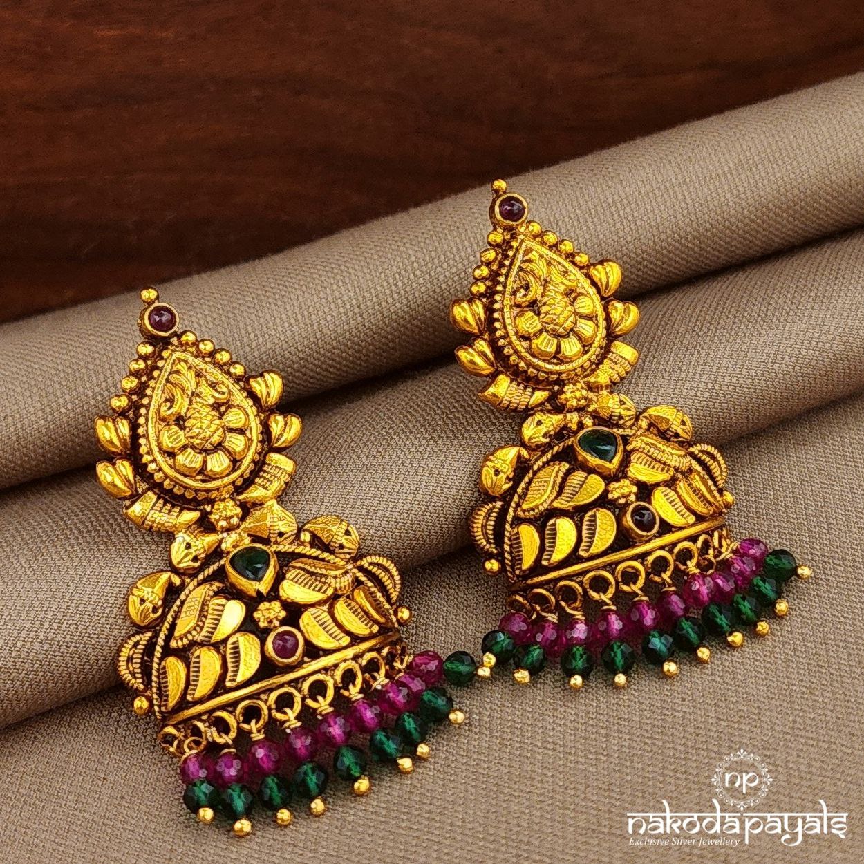 Kemp Drops Mango Jhumka (Ge10235)