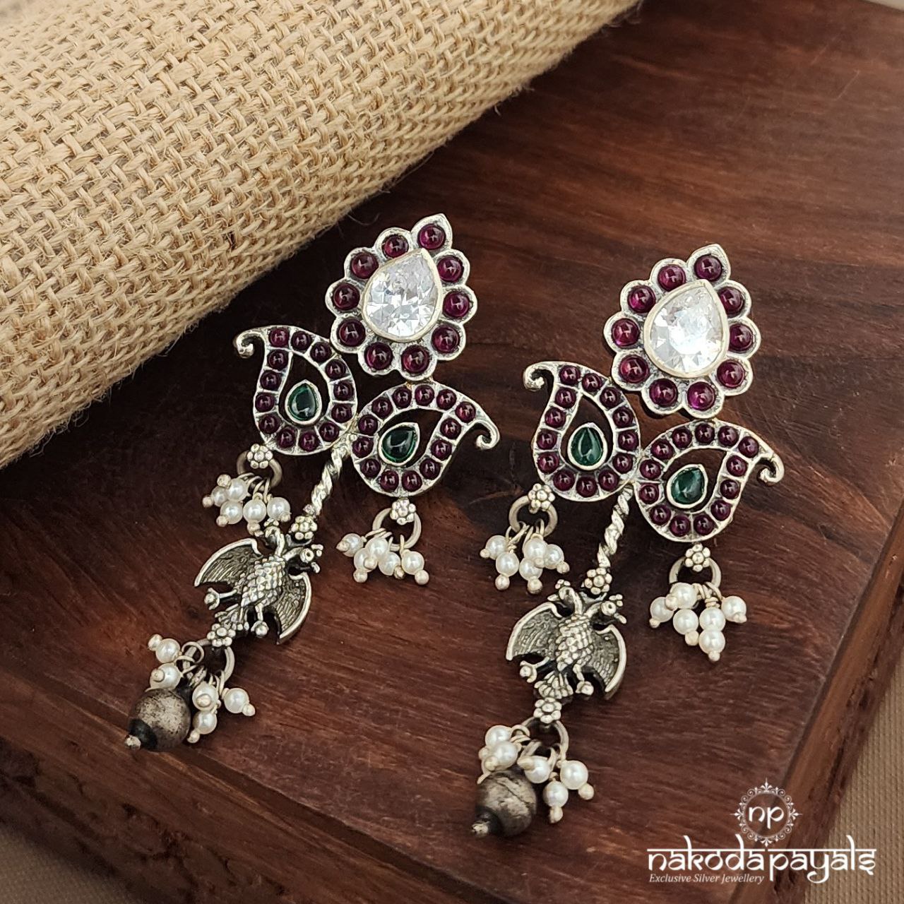 Gandaberunda Drop Earrings (C3747)