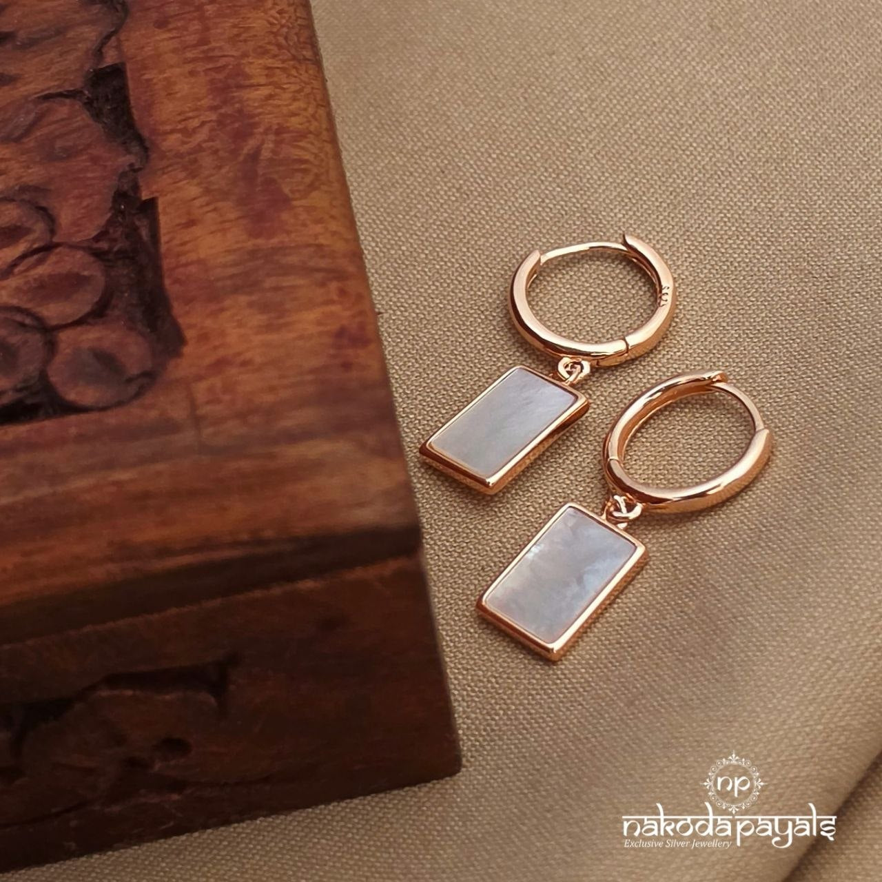 Mope Rose gold Earrings (St3980)