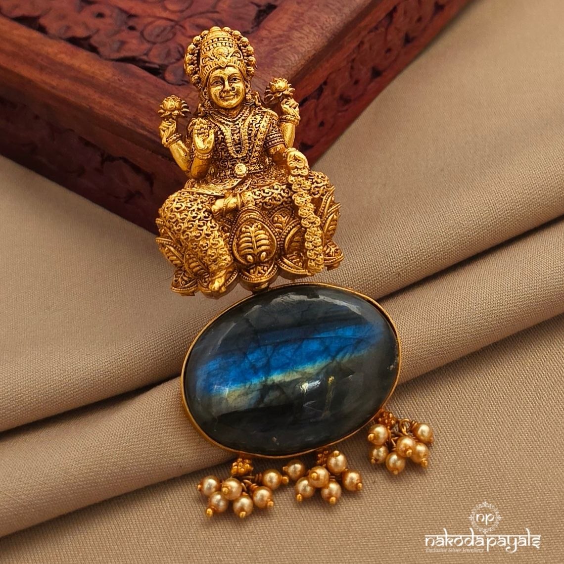 Blue Lakshmi Pendant (Gp2269)