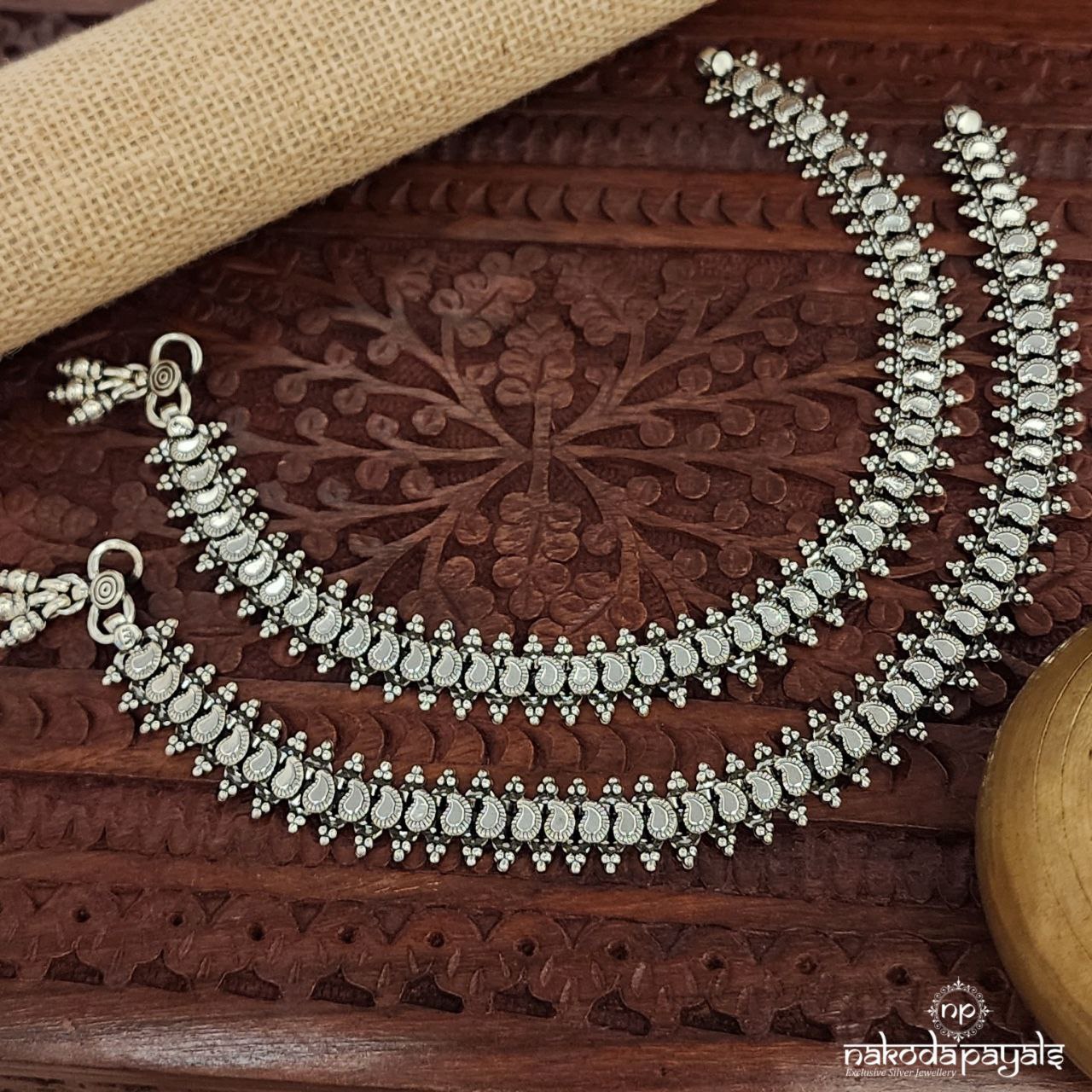 Mango Stamped Anklets (A6463)