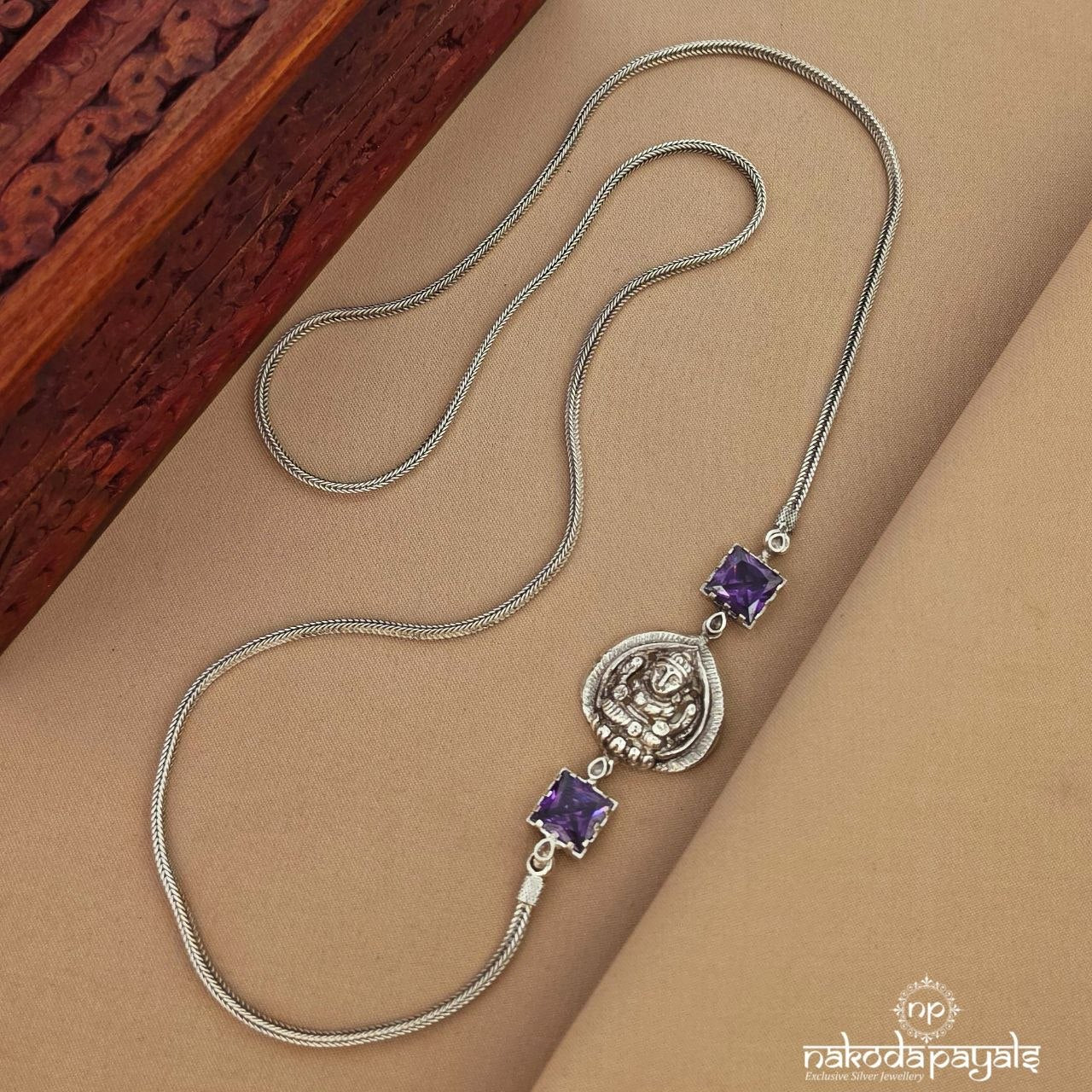 Amethyst Lakshmi Mope Mala (N11795)