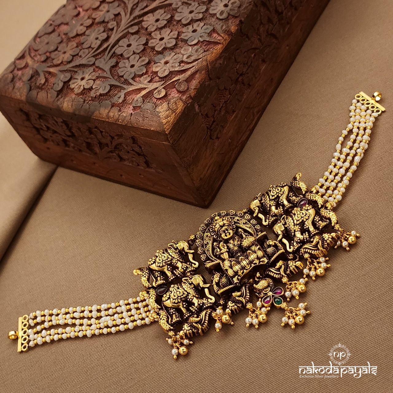 Elephant Lakshmi Choker (Gn9801)