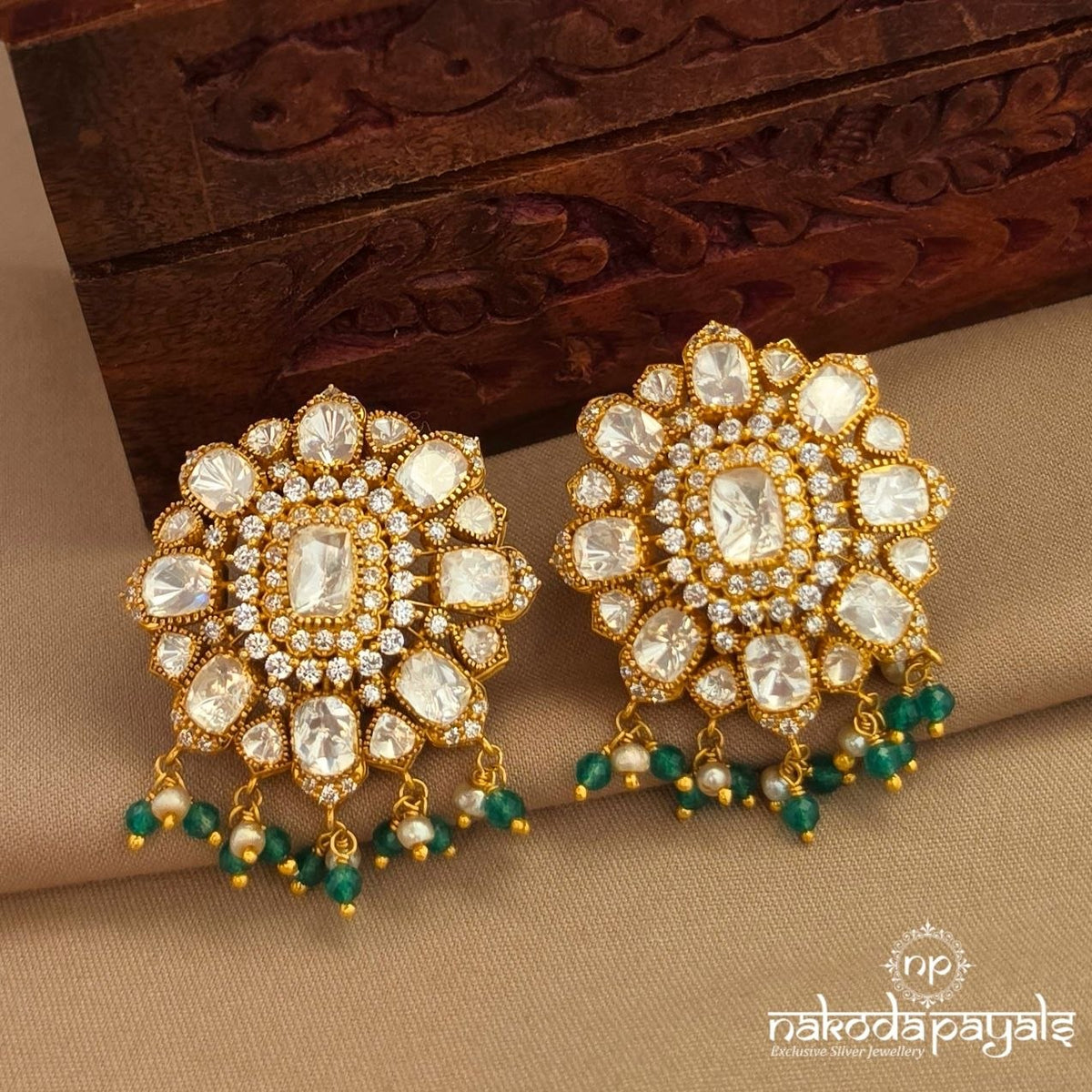 Exquisite Moissanite Studs (Ge11421)
