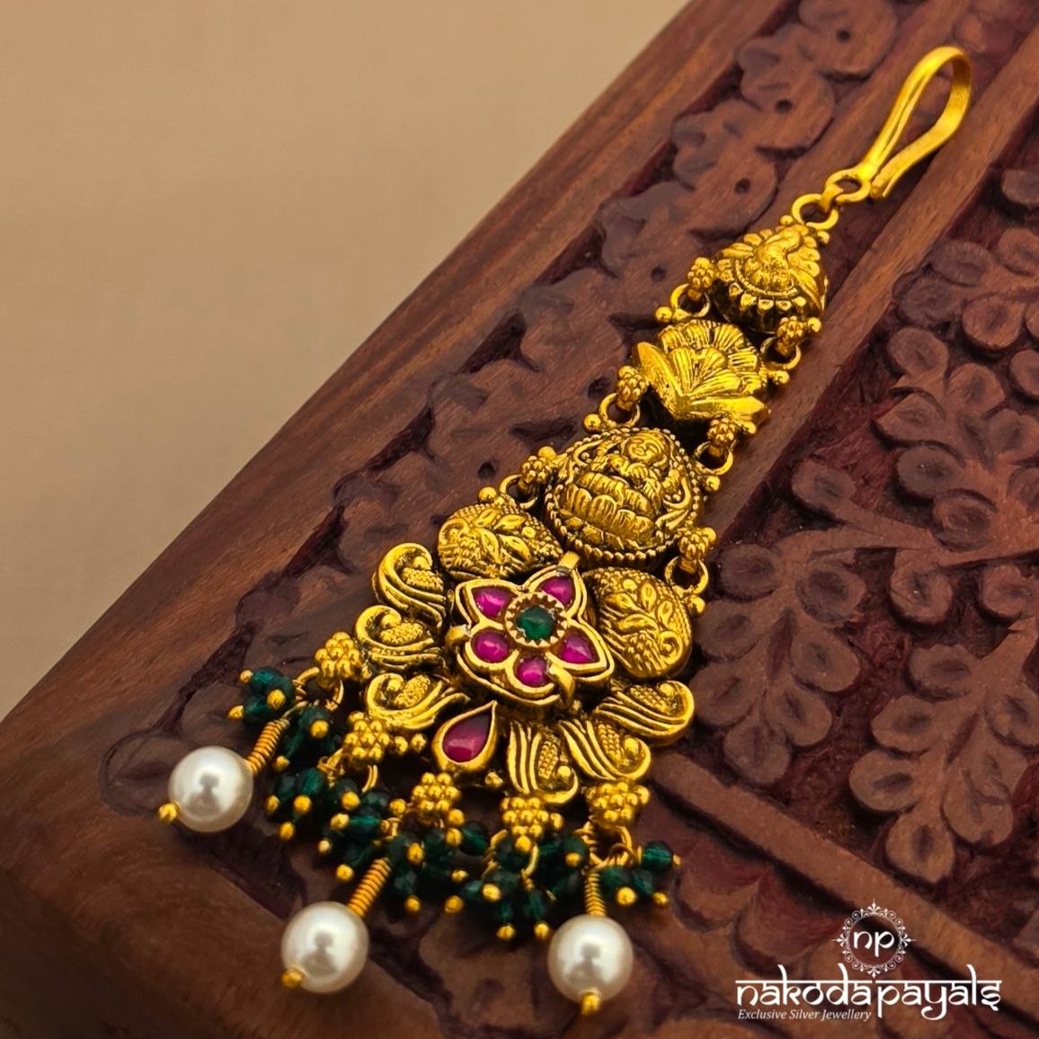 Green Drop Lakshmi Maang Tika (Gm1327)
