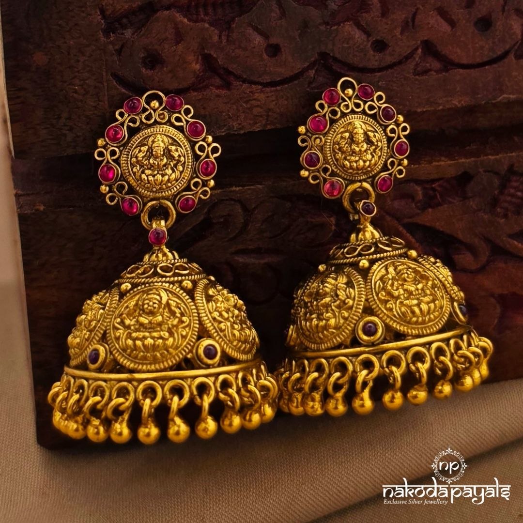 Lakshmi Kasu Ball Drop Jhumka (Ge11332)
