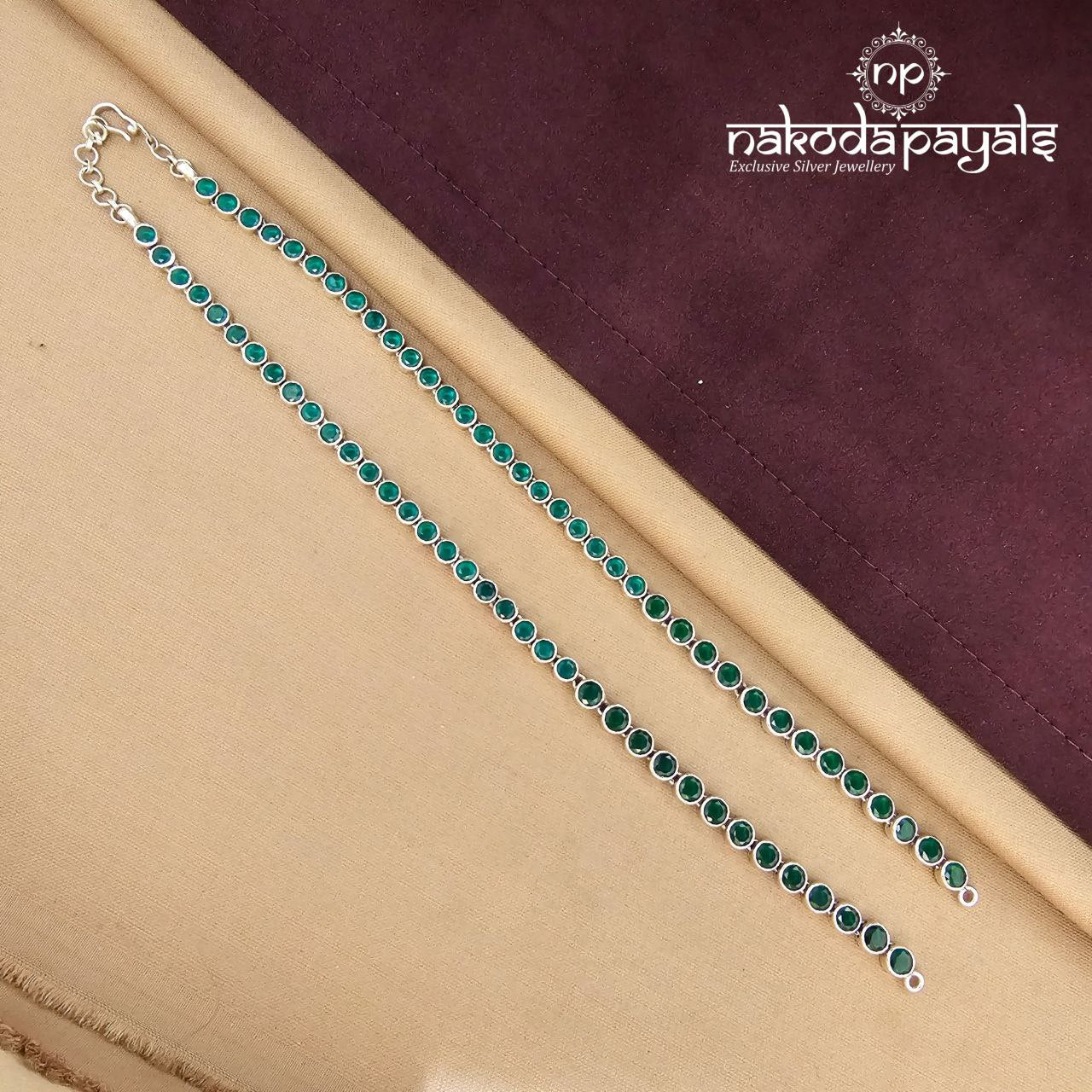 Green Floral Neckchain (N11588)