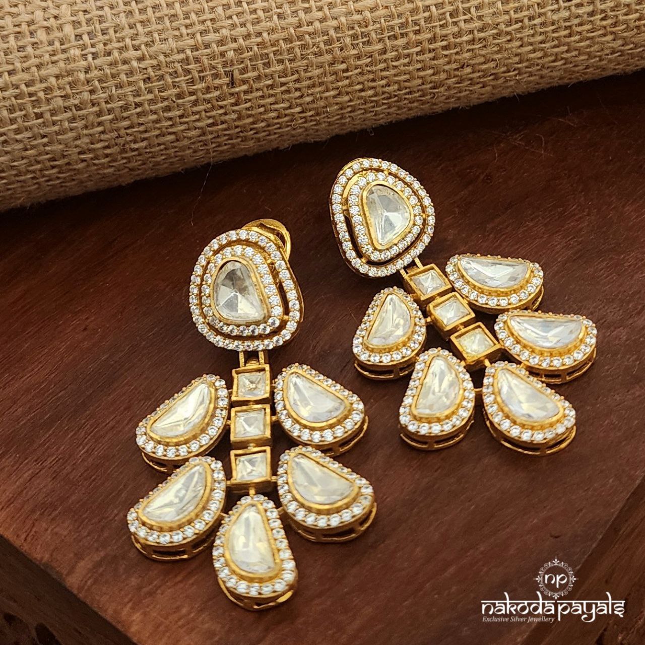 CZ Moissanite Earrings (Ge10125)