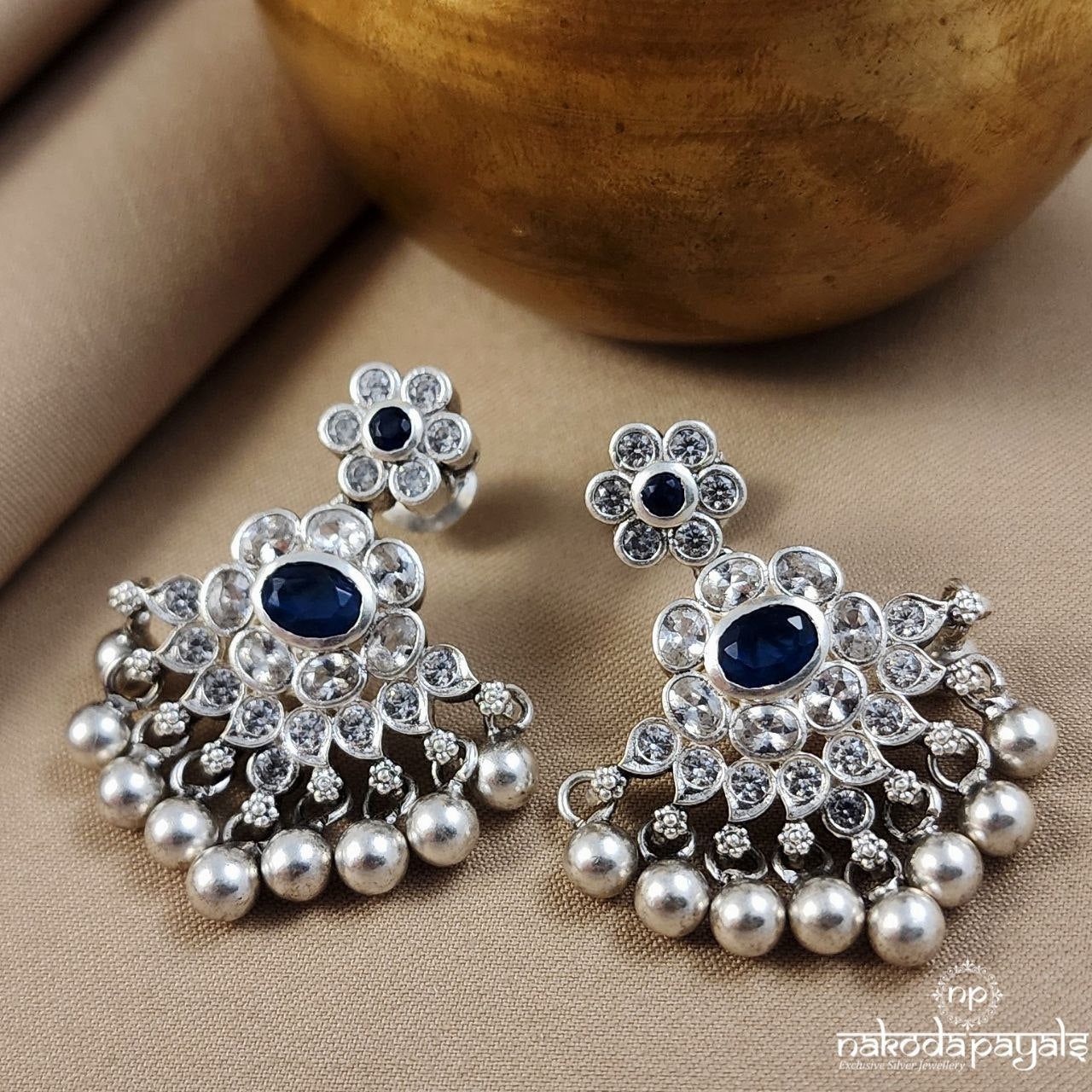 Elegant Blue Earrings (C3181)