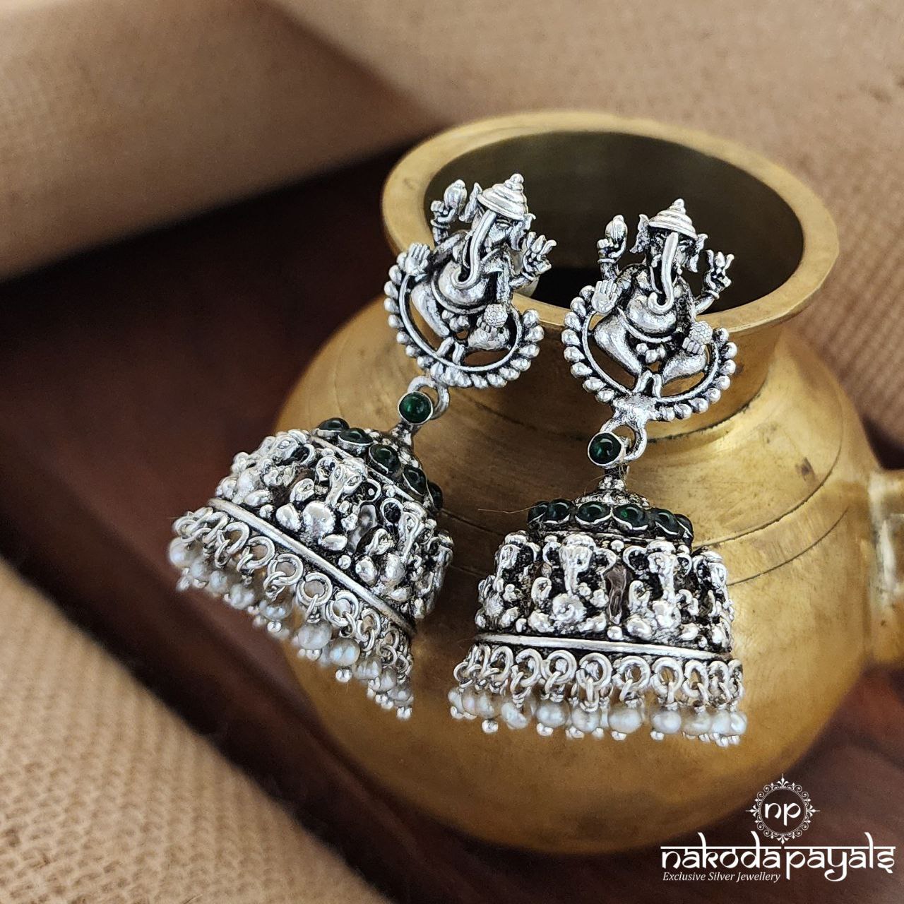 Ganesha Glory Jhumka (J8047)