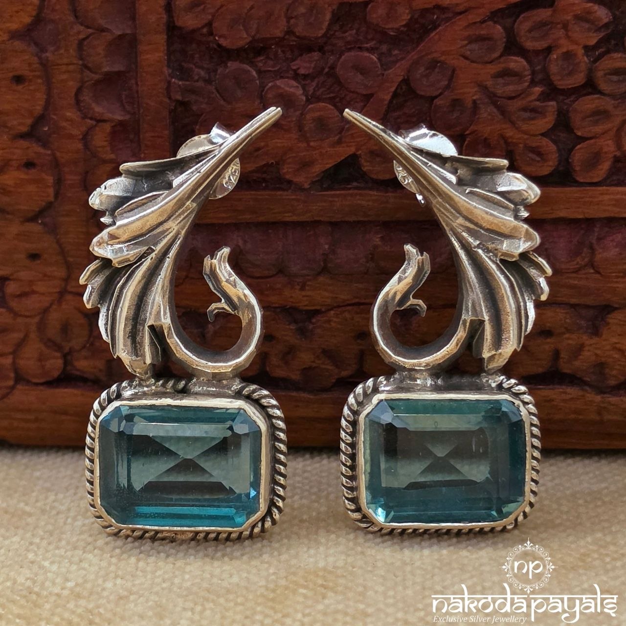 Exemplary Squares Green Studs (S4209)