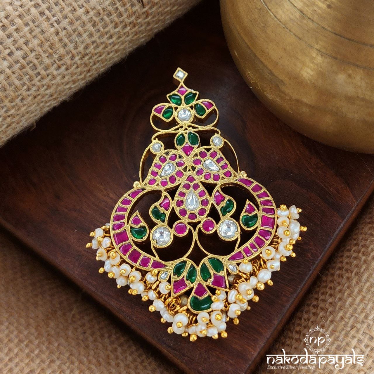 Pearled kundan Pendant (Gp2019)