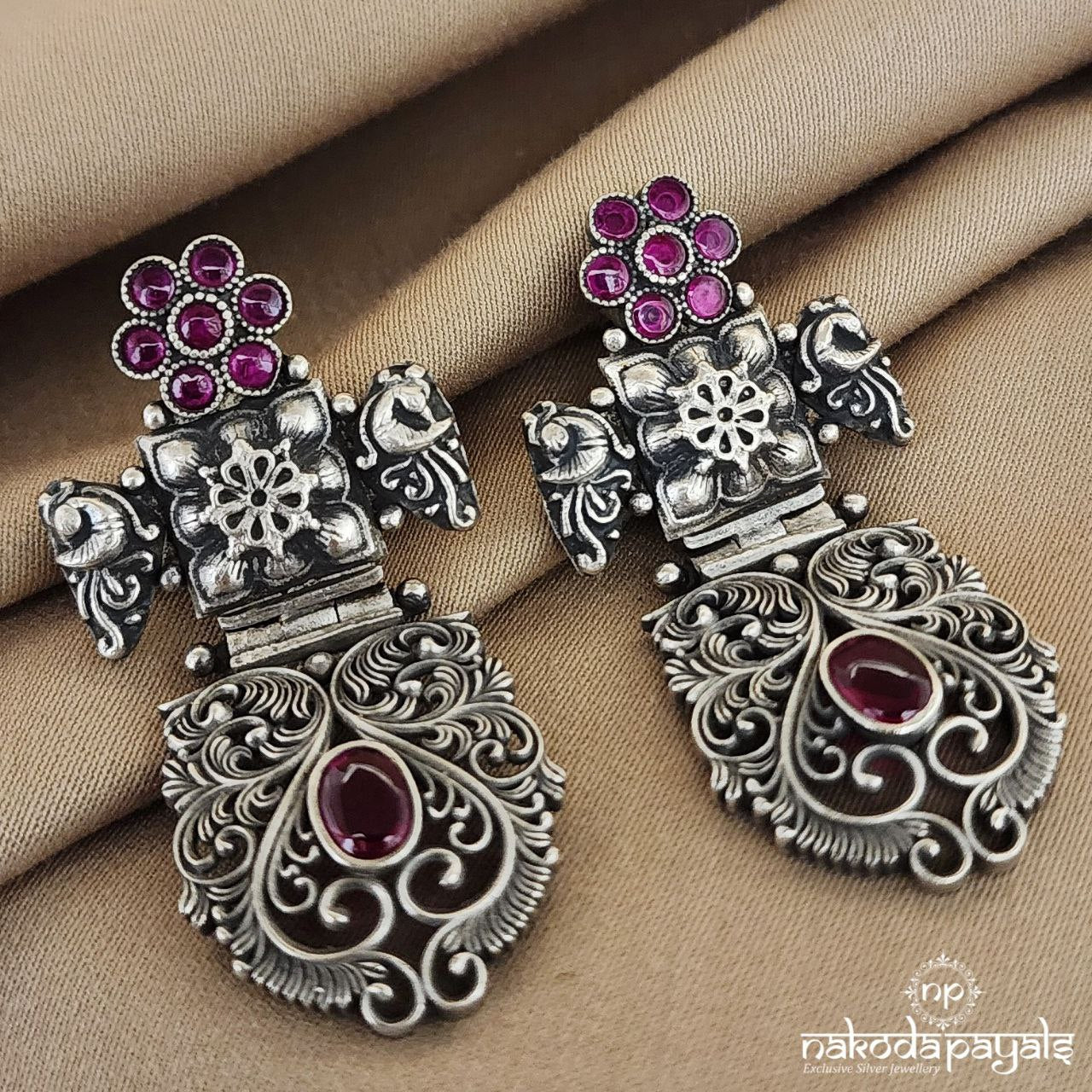 Elegant Pink Earrings (C3063)