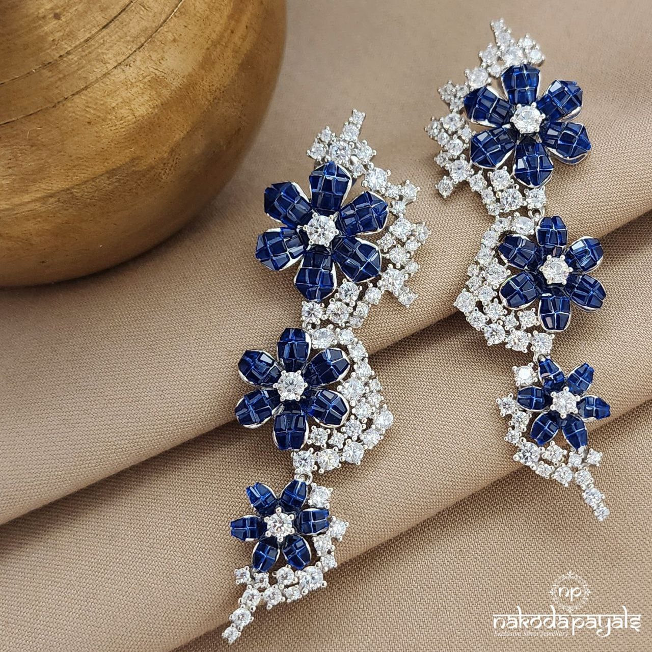 Blue Charm Earrings (St3430)
