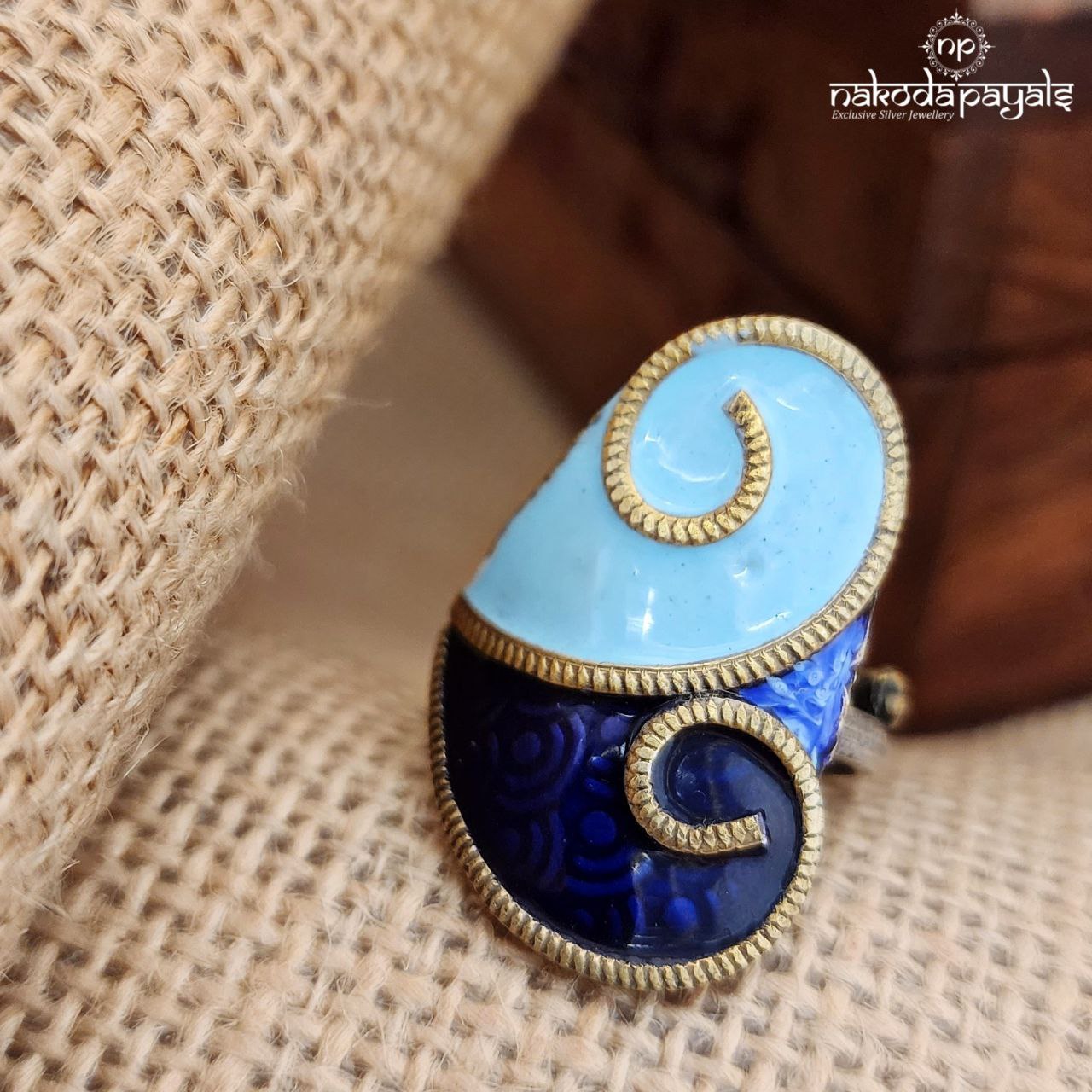 Classic Dual Tone Finger Ring (F2493)