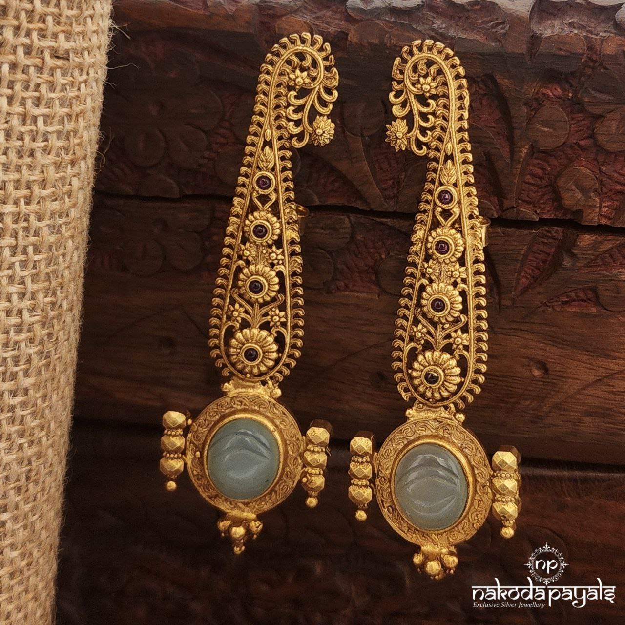 Pink Dot Tribal Earrings (Ge10262)